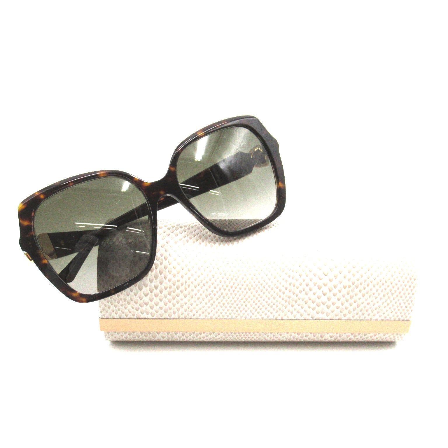 Jimmy Choo Jimmy Choo Sunglasses Brown Tortoiseshell Size ONE SIZE - 9 Thumbnail