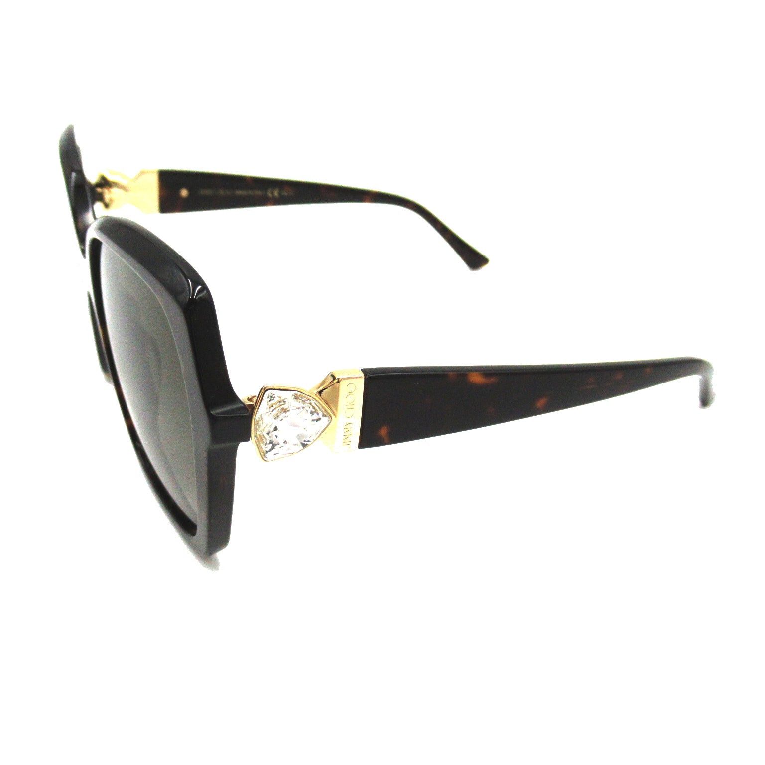 Jimmy Choo Jimmy Choo Sunglasses Brown Tortoiseshell Size ONE SIZE - 3 Thumbnail