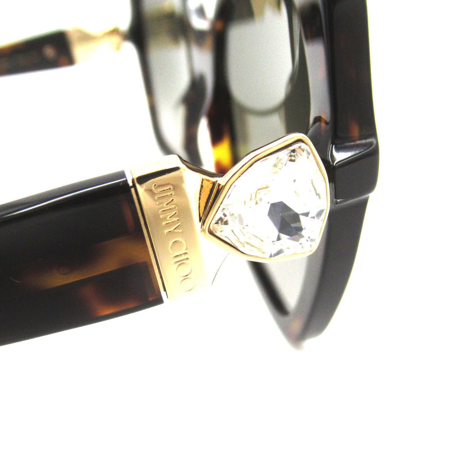 Jimmy Choo Jimmy Choo Sunglasses Brown Tortoiseshell Size ONE SIZE - 5 Thumbnail