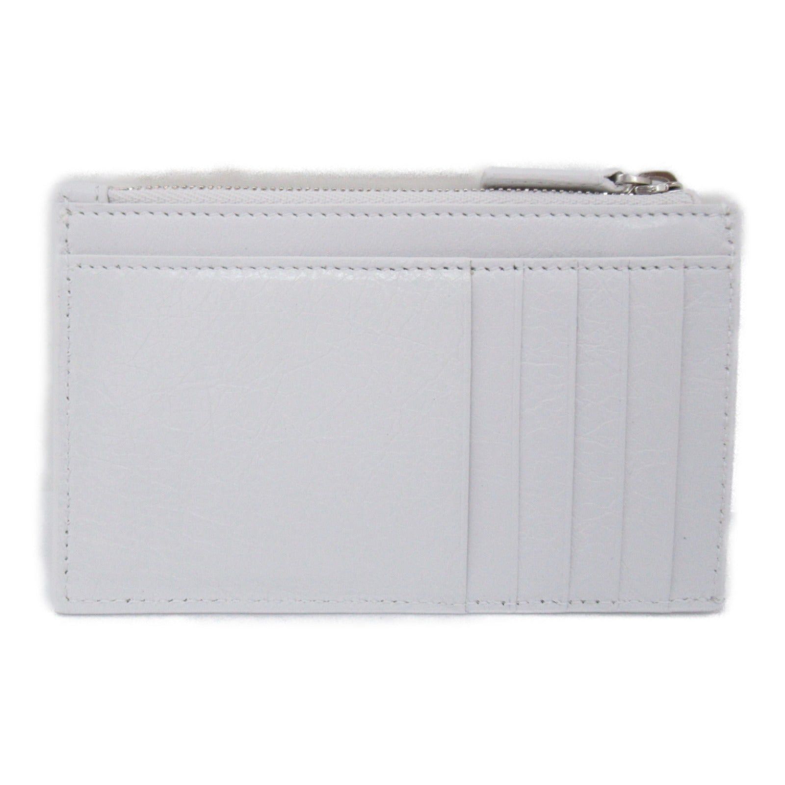 Balenciaga Balenciaga Card Case Leather White Size ONE SIZE - 2 Thumbnail
