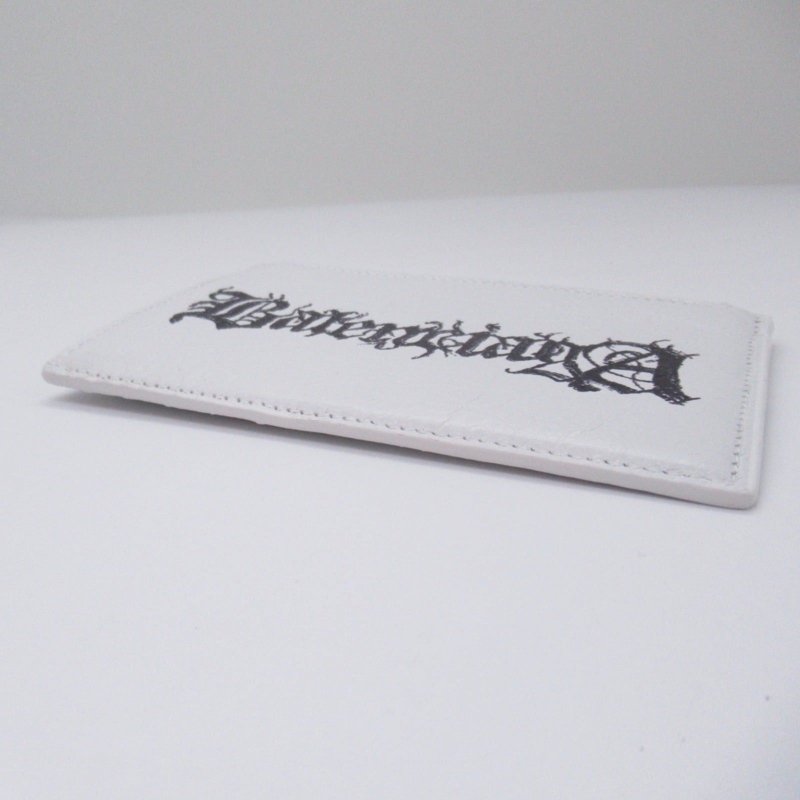 Balenciaga Balenciaga Card Case Leather White Size ONE SIZE - 3 Thumbnail