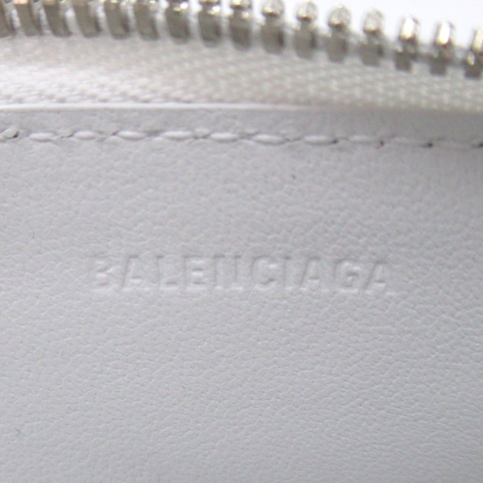 Balenciaga Balenciaga Card Case Leather White Size ONE SIZE - 6 Thumbnail