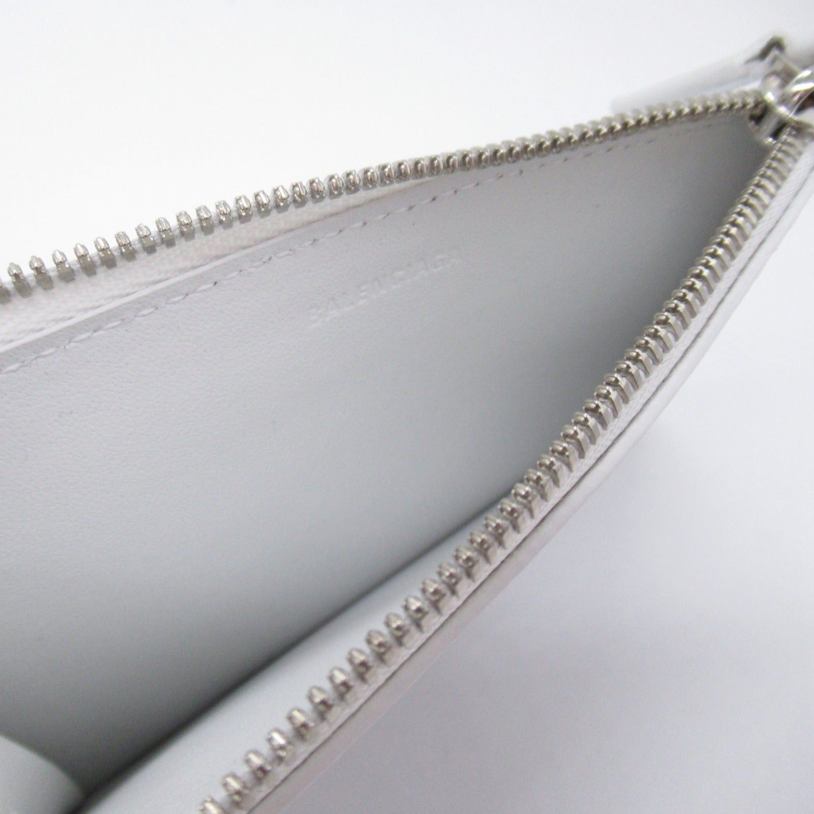 Balenciaga Balenciaga Card Case Leather White Size ONE SIZE - 5 Thumbnail