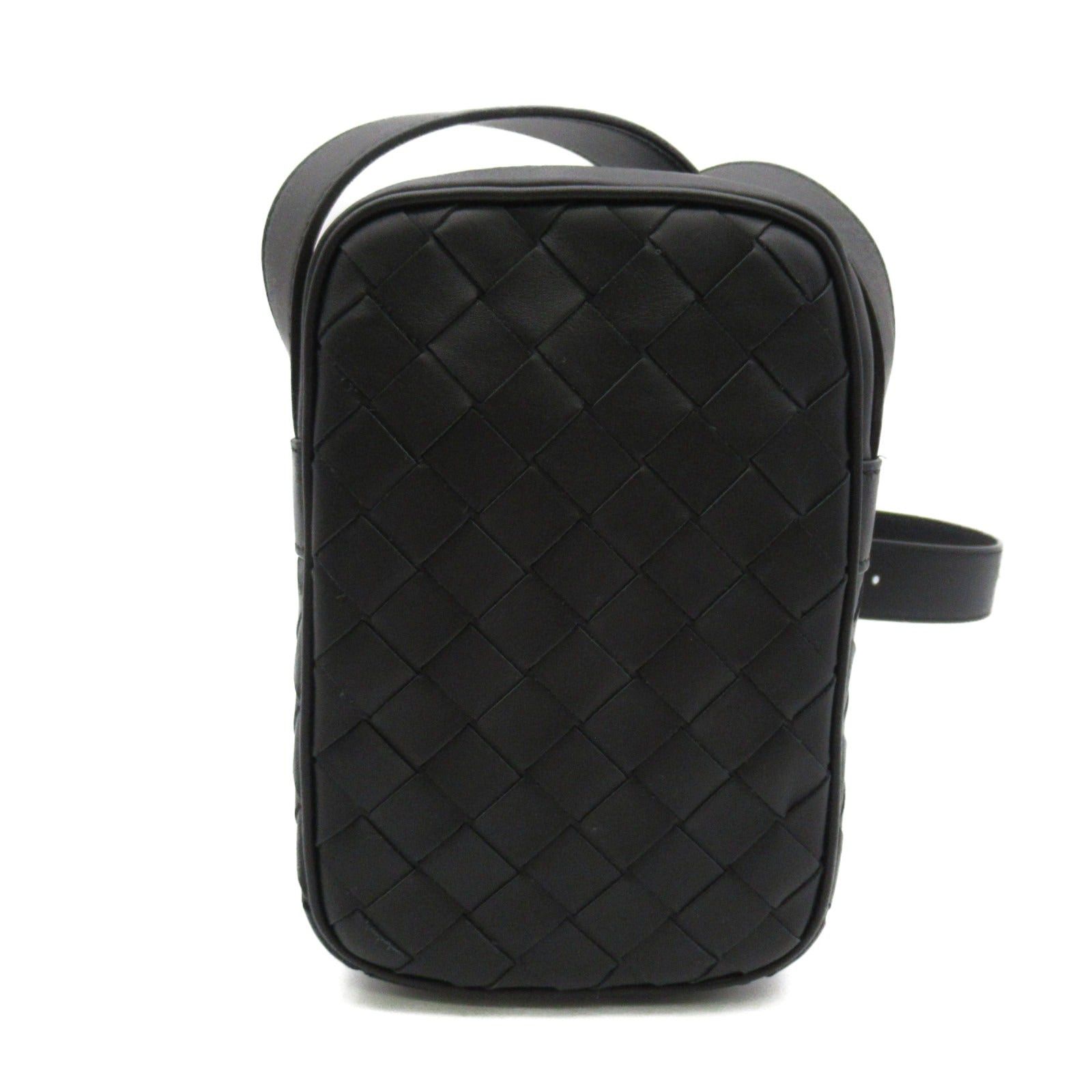 Bottega Veneta Bottega Veneta Cassette Mini Crossbody Bag Shoulder Calfskin (Cowhide) Black Size ONE SIZE - 2 Thumbnail
