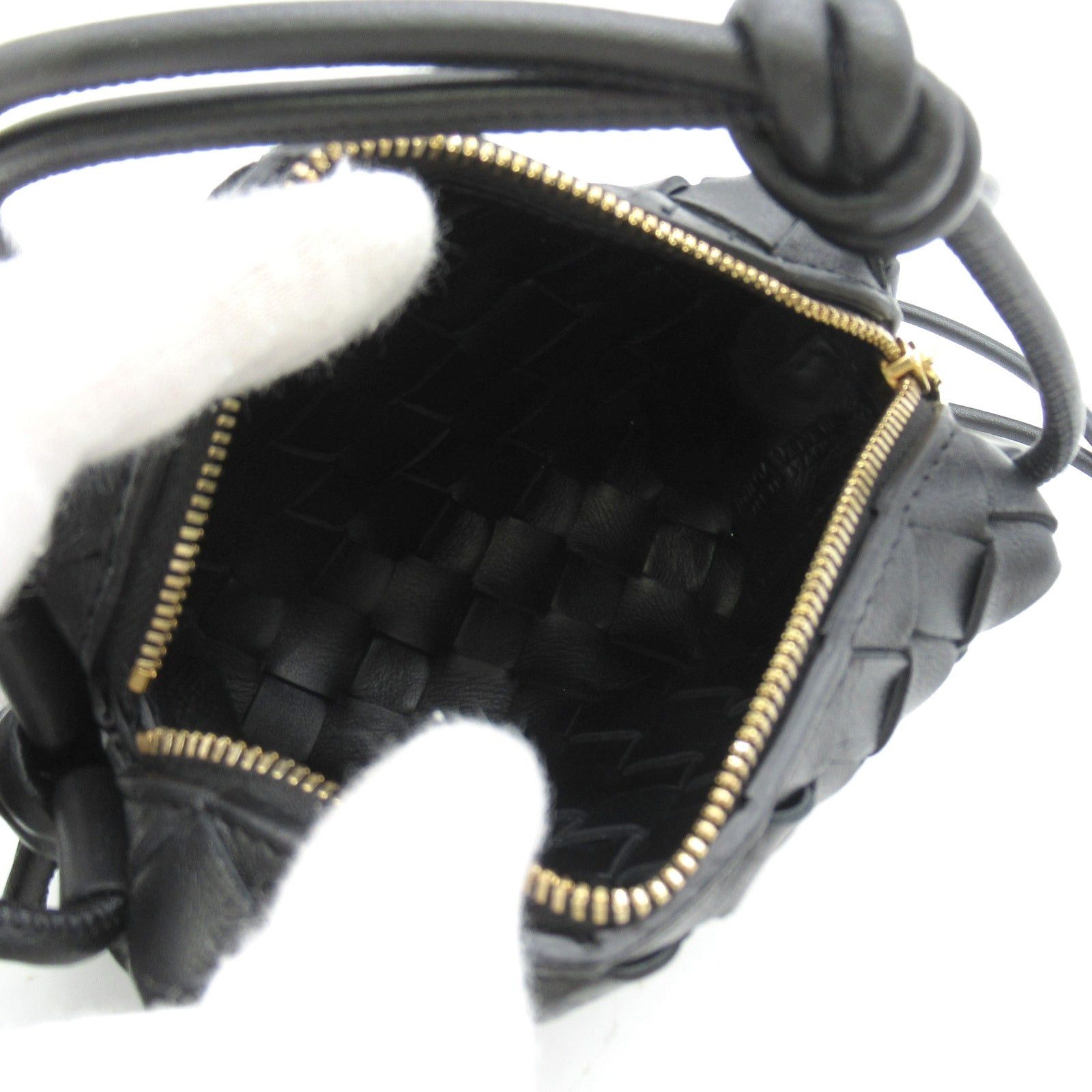 Bottega Veneta Bottega Veneta Candy Loop Camera Bag Shoulder Lambskin (Sheepskin) Black Size ONE SIZE - 5 Thumbnail