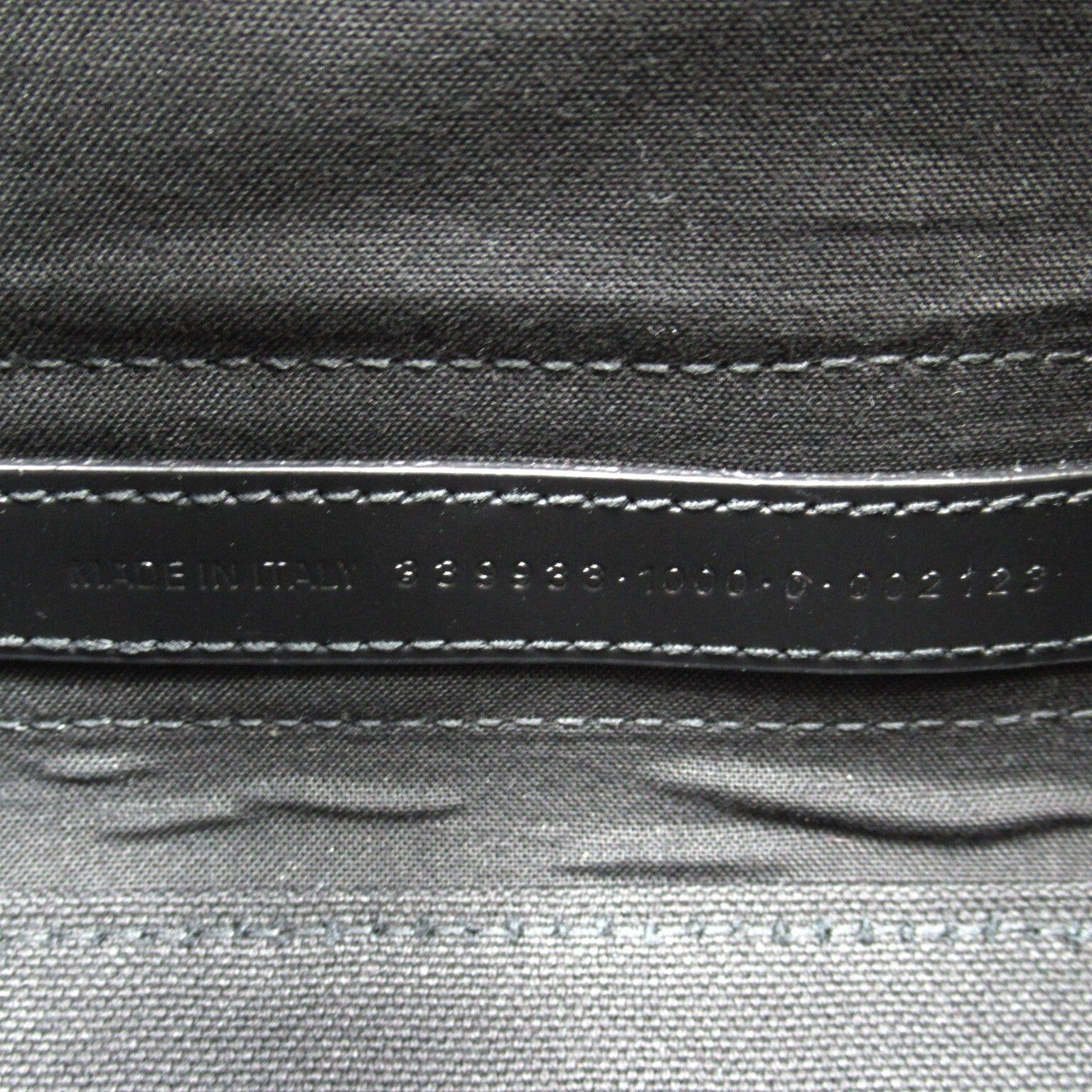 Balenciaga Balenciaga Navy Small Kabas Handbag Tote Bag Canvas Black Size ONE SIZE - 8 Thumbnail