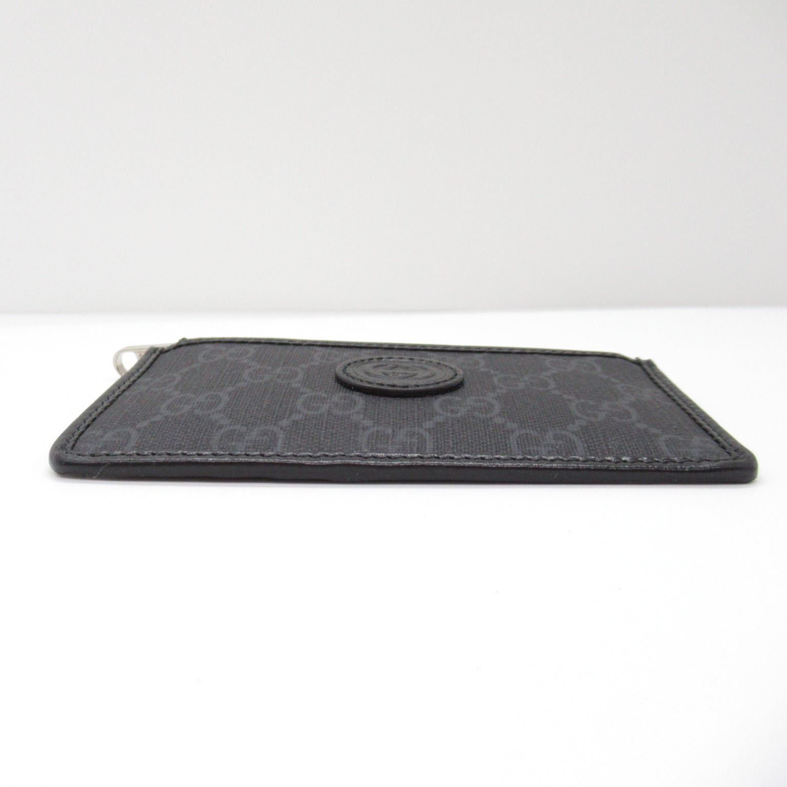 Gucci Gucci Coin Case Included Card Leather Gg Supreme Canvas Black Size ONE SIZE - 4 Thumbnail