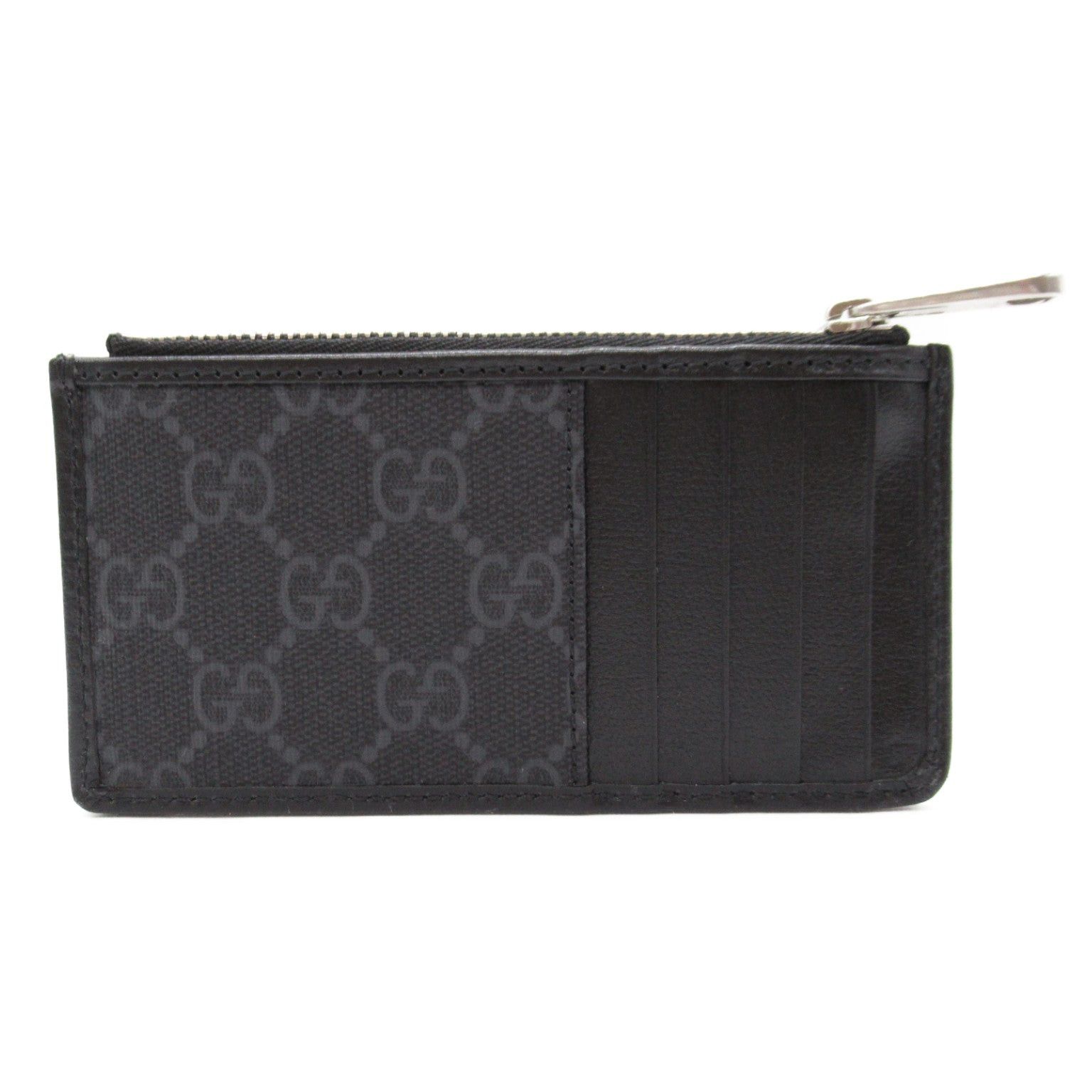 Gucci Gucci Coin Case Included Card Leather Gg Supreme Canvas Black Size ONE SIZE - 2 Thumbnail