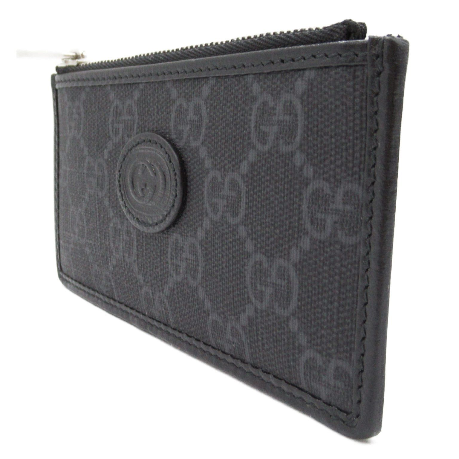 Gucci Gucci Coin Case Included Card Leather Gg Supreme Canvas Black Size ONE SIZE - 3 Thumbnail
