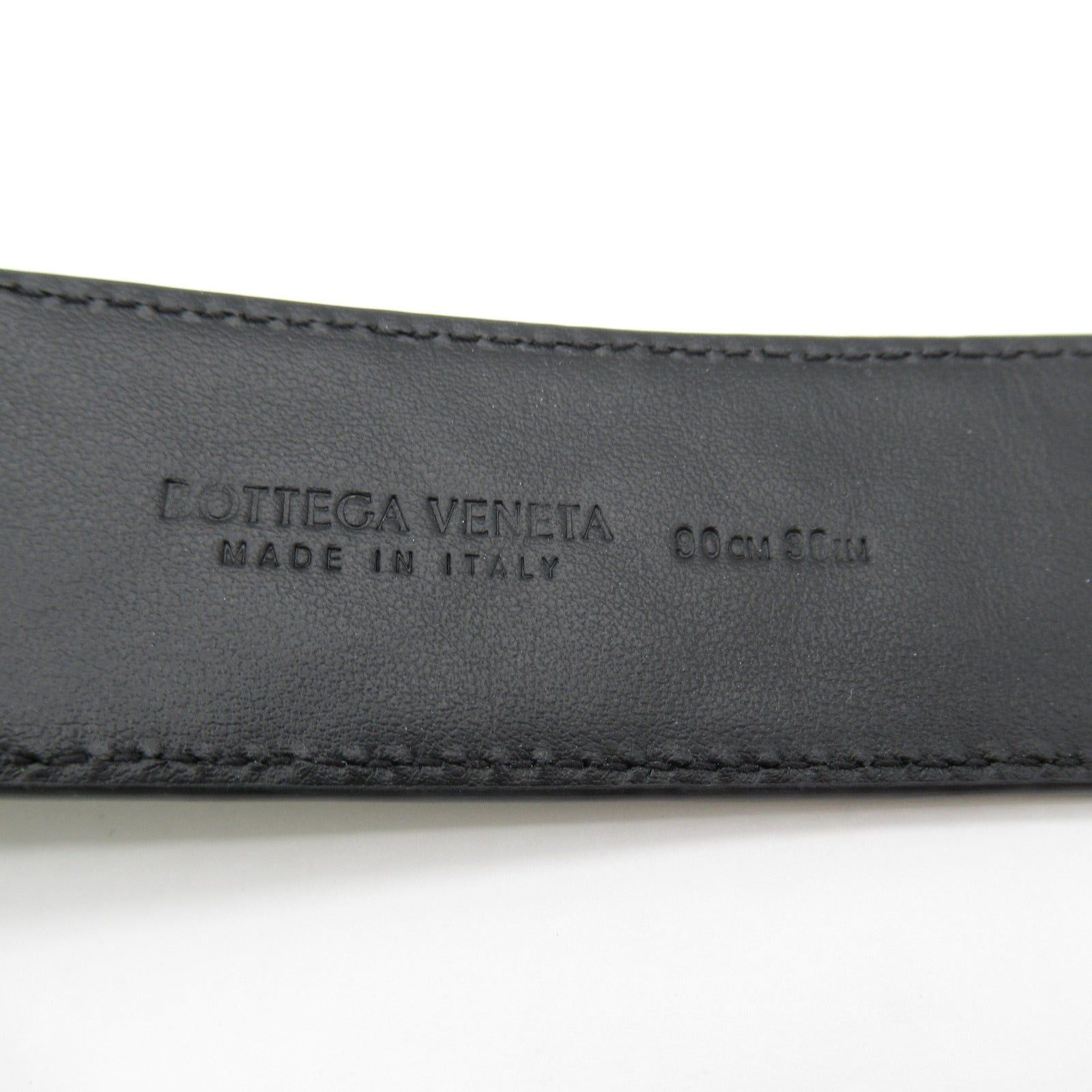 Bottega Veneta Bottega Veneta Belt Calfskin (Cowhide) Black Size ONE SIZE - 3 Thumbnail