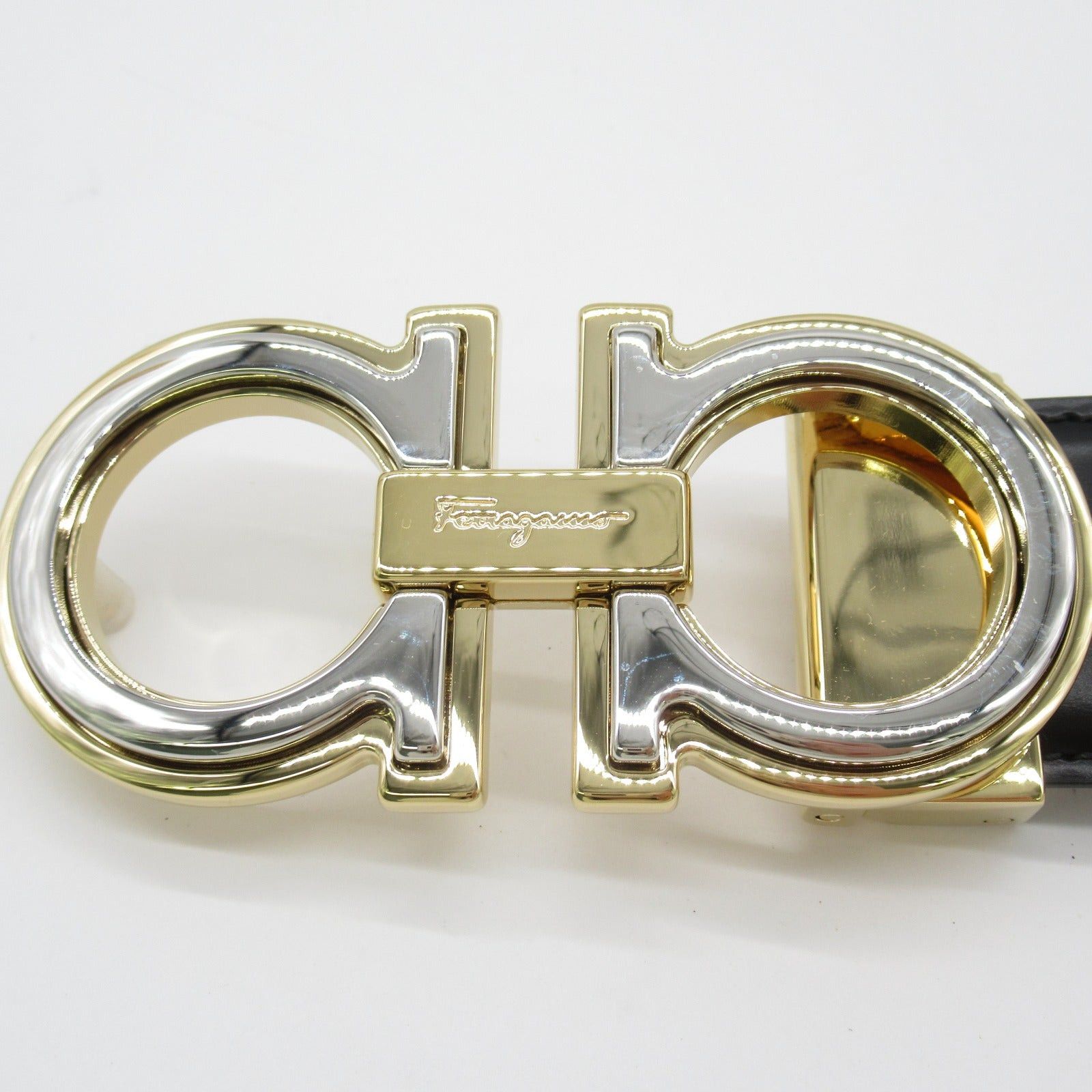 Salvatore Ferragamo Salvatore Ferragamo Belt Leather Black Brown Size ONE SIZE - 3 Thumbnail