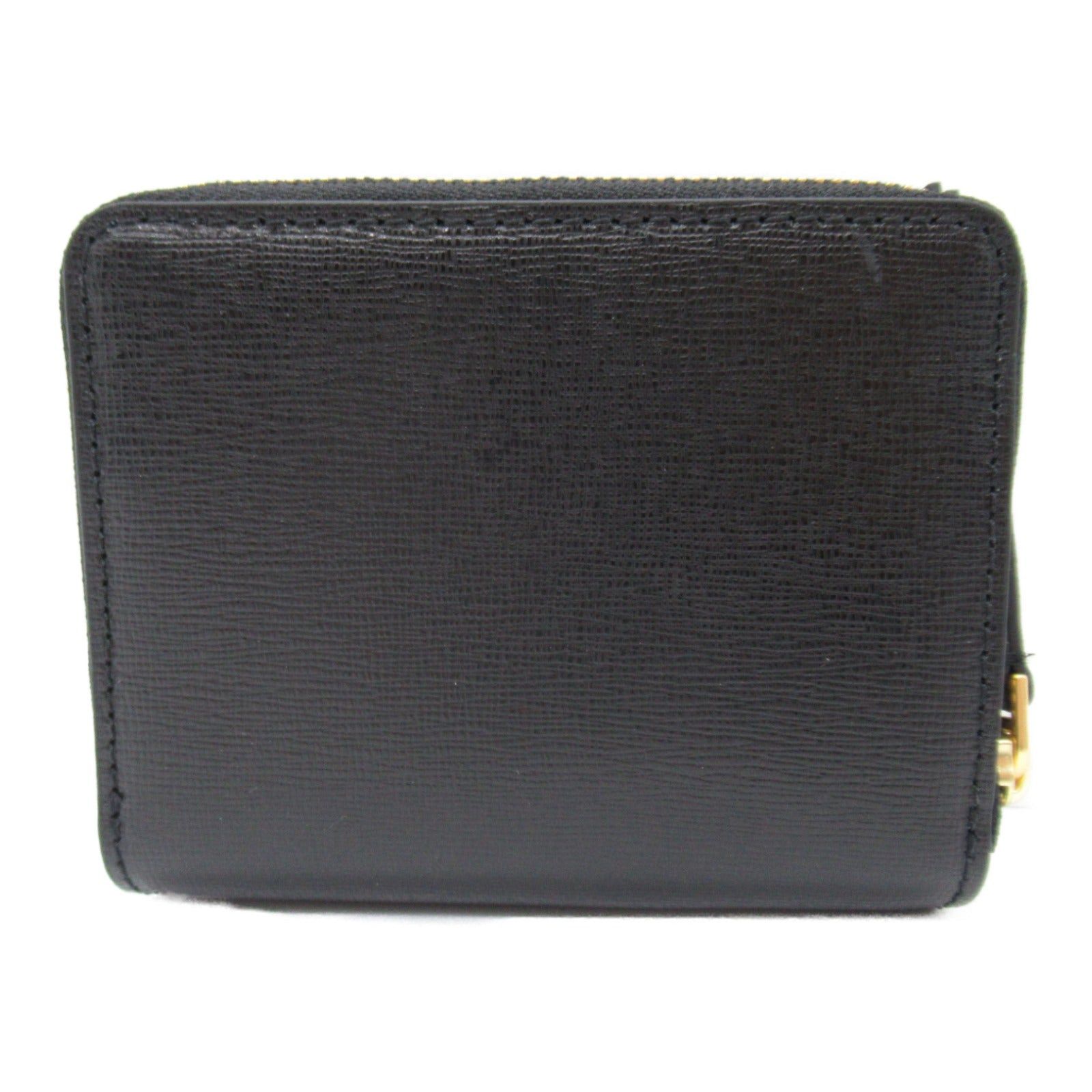 Tory Burch Tory Burch Bi-Fold Wallet Embossed Leather Black Size ONE SIZE - 2 Thumbnail