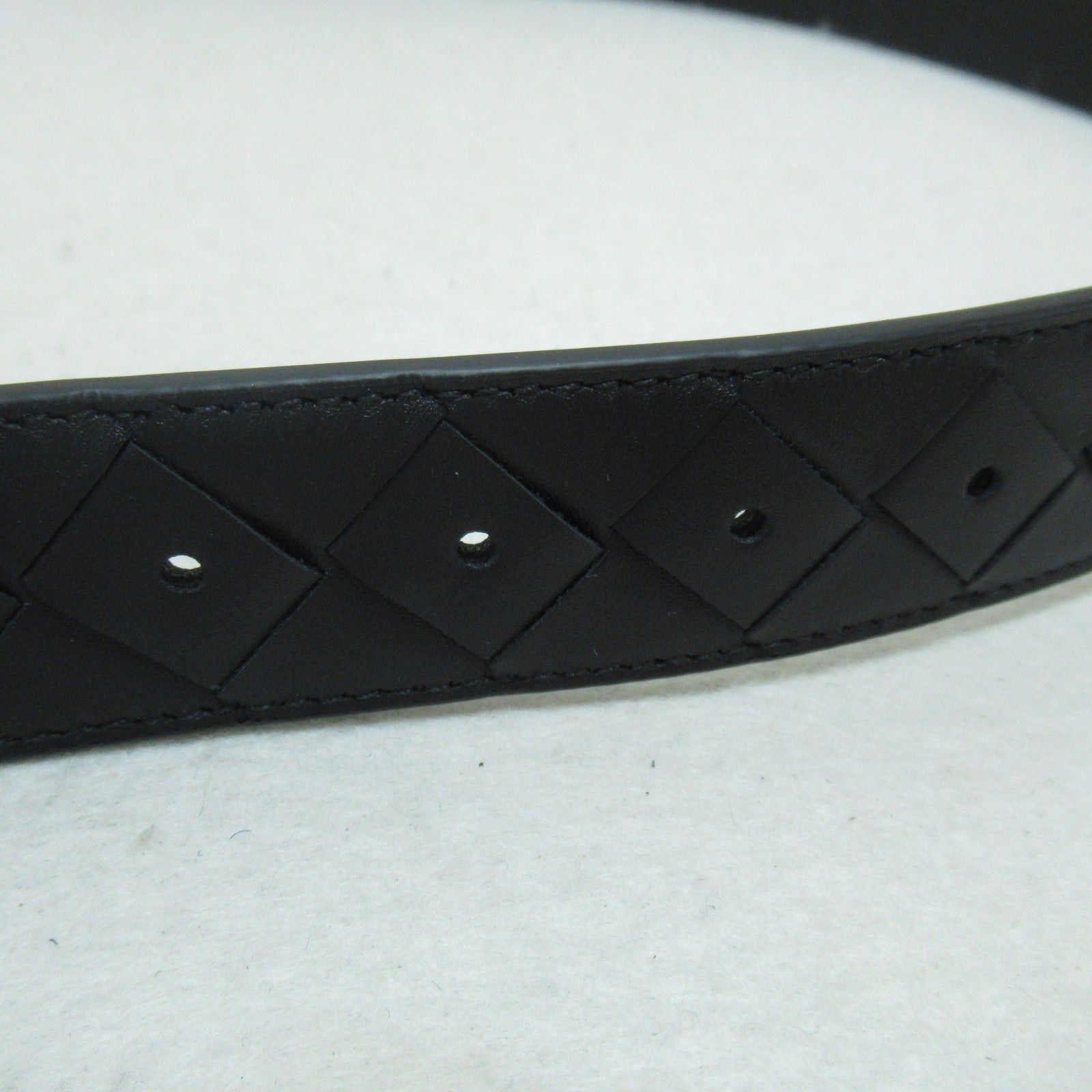 Bottega Veneta Bottega Veneta Intrecciato Belt Calfskin (Cowhide) Black Size ONE SIZE - 6 Thumbnail