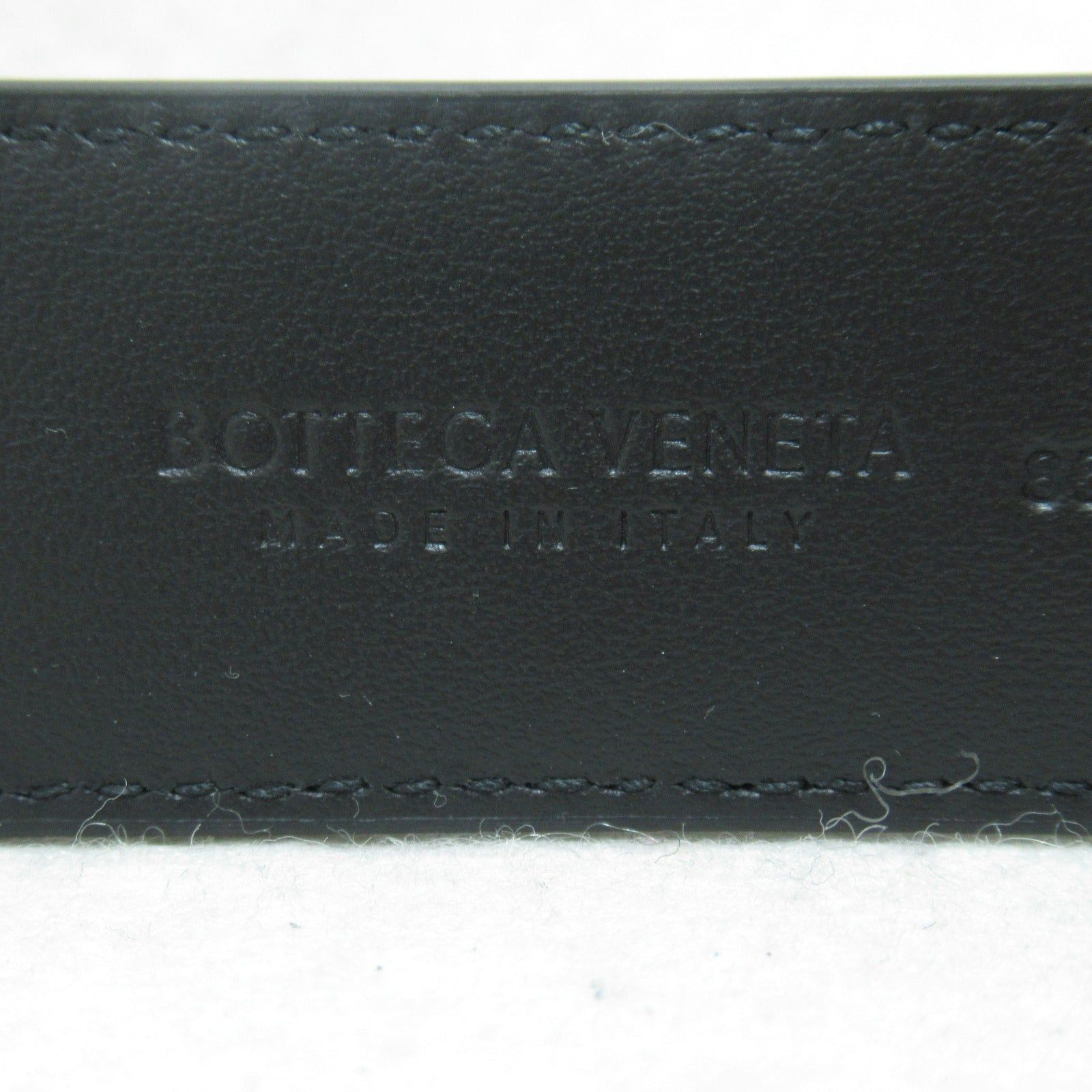 Bottega Veneta Bottega Veneta Intrecciato Belt Calfskin (Cowhide) Black Size ONE SIZE - 3 Thumbnail