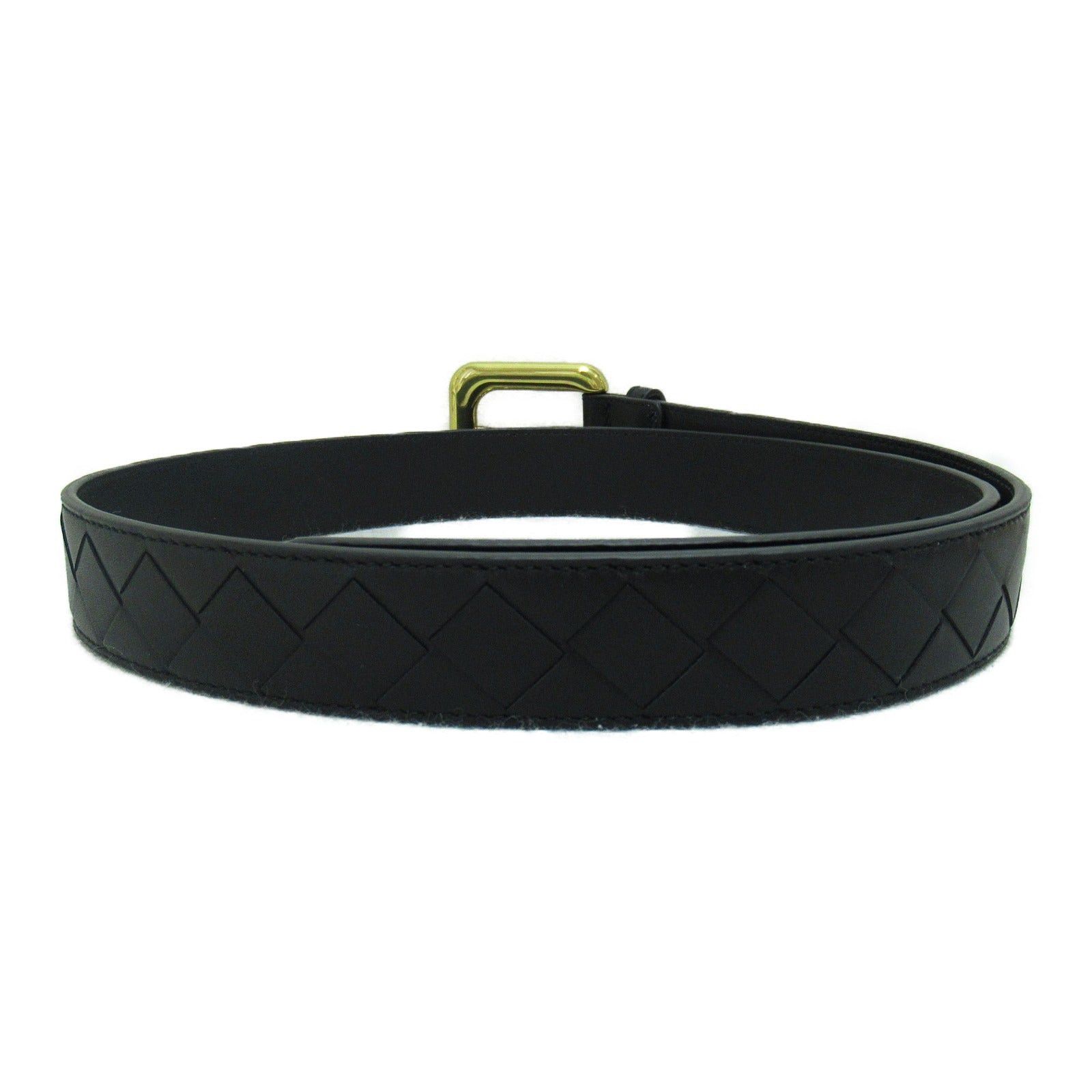Bottega Veneta Bottega Veneta Intrecciato Belt Calfskin (Cowhide) Black Size ONE SIZE - 2 Thumbnail