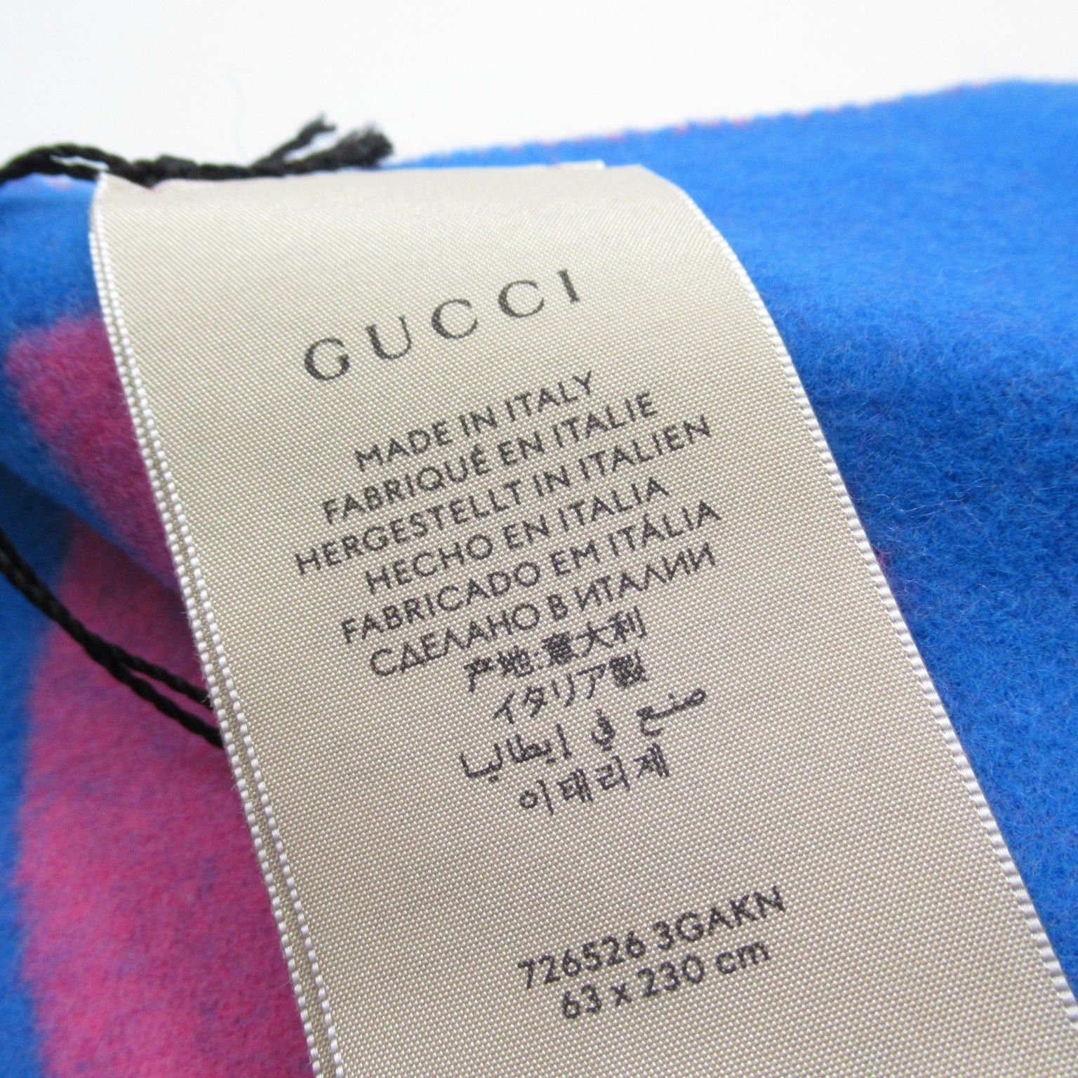 Gucci Gucci Scarf Wool Pink Size ONE SIZE - 4 Thumbnail