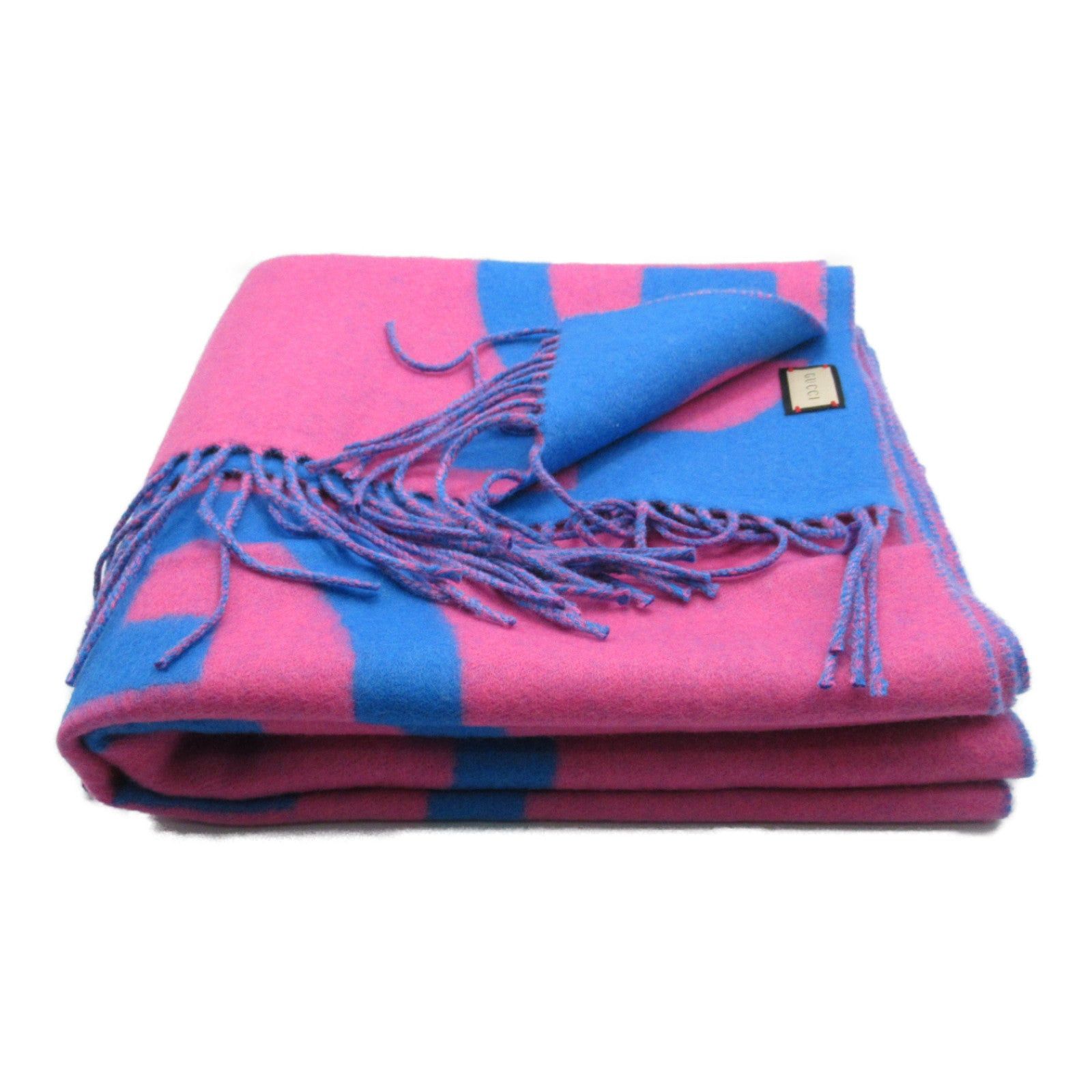 Gucci Gucci Scarf Wool Pink Size ONE SIZE - 2 Thumbnail