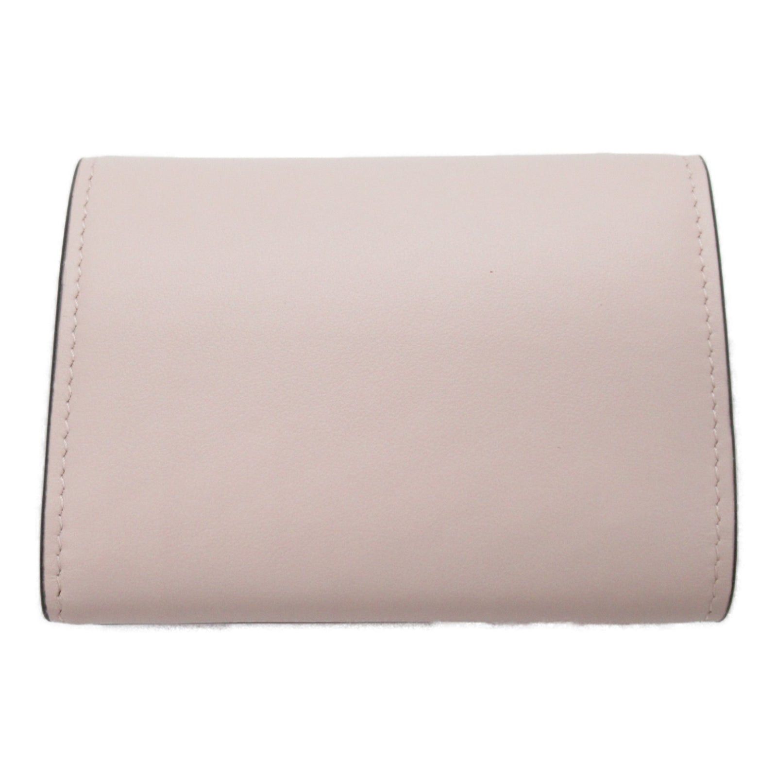 Christian Louboutin Christian Louboutin Trifold Wallet Leather Pink Leche/Gold Size ONE SIZE - 2 Thumbnail