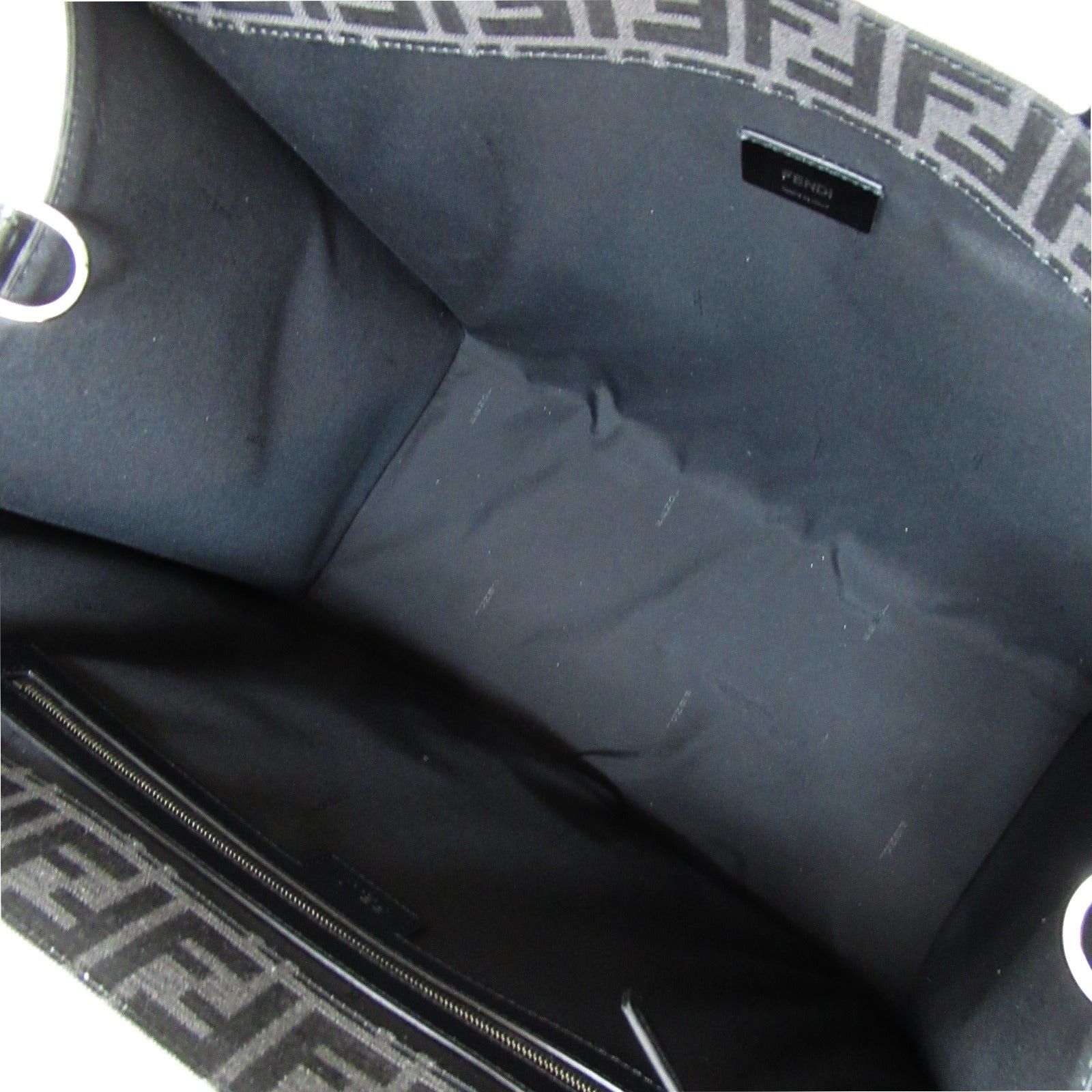 Fendi Fendi Tote Bag Handbag Fabric Black Size ONE SIZE - 5 Thumbnail