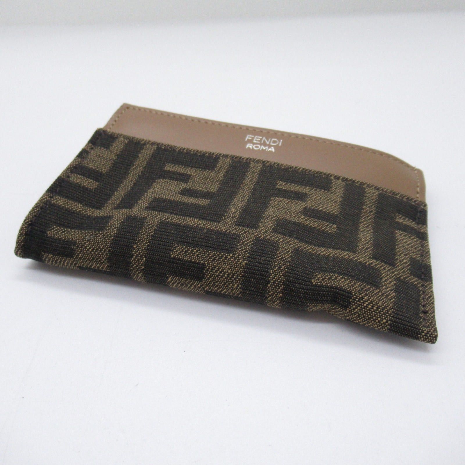 Fendi Fendi Key Case Pouch Leather Fabric Brown Size ONE SIZE - 5 Thumbnail