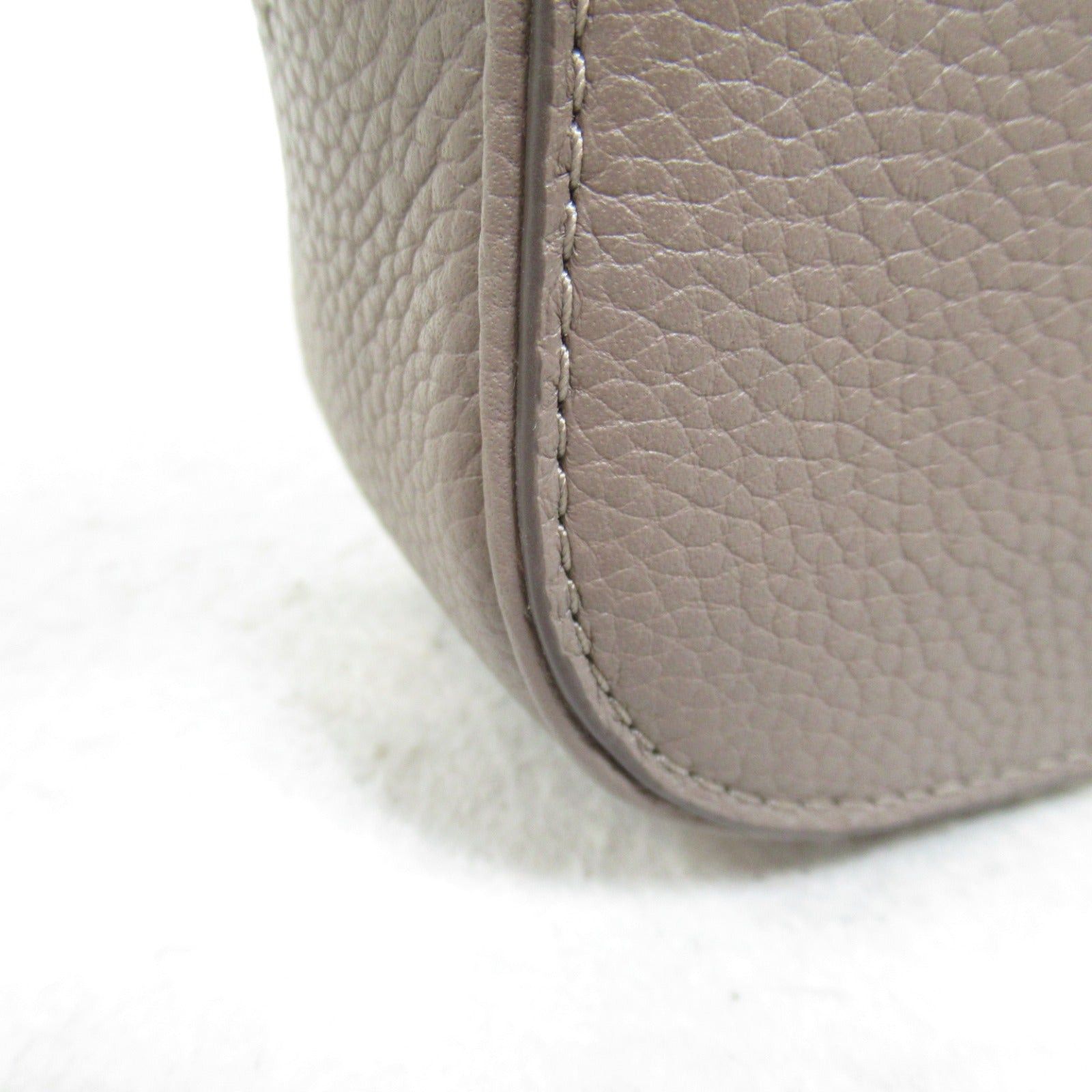 Tory Burch Tory Burch Mirror Mini Crossbody Shoulder Bag Leather Gray Clamshell Size ONE SIZE - 9 Thumbnail