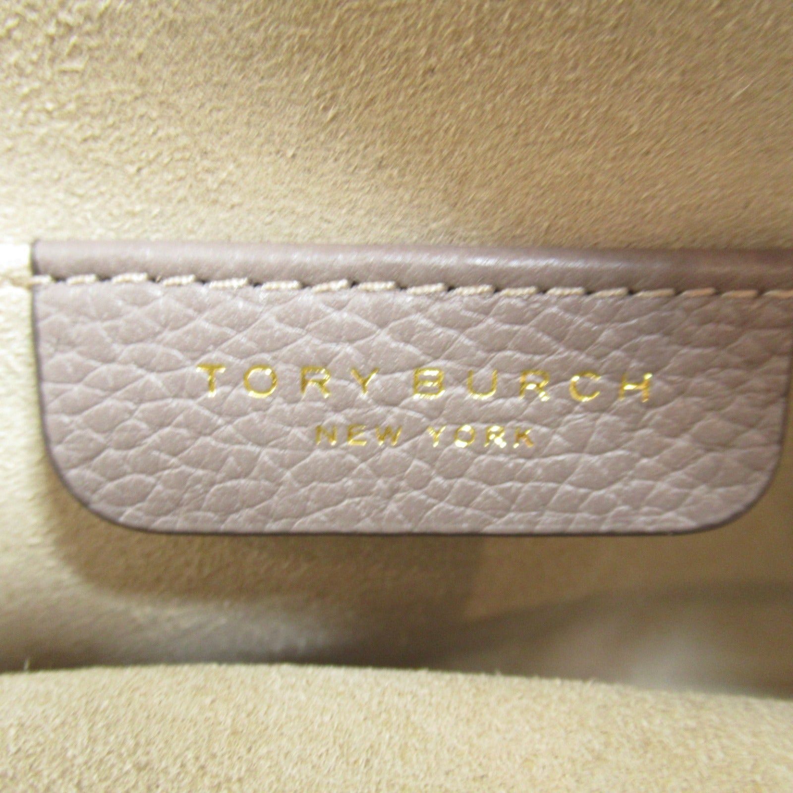 Tory Burch Tory Burch Mirror Mini Crossbody Shoulder Bag Leather Gray Clamshell Size ONE SIZE - 6 Thumbnail