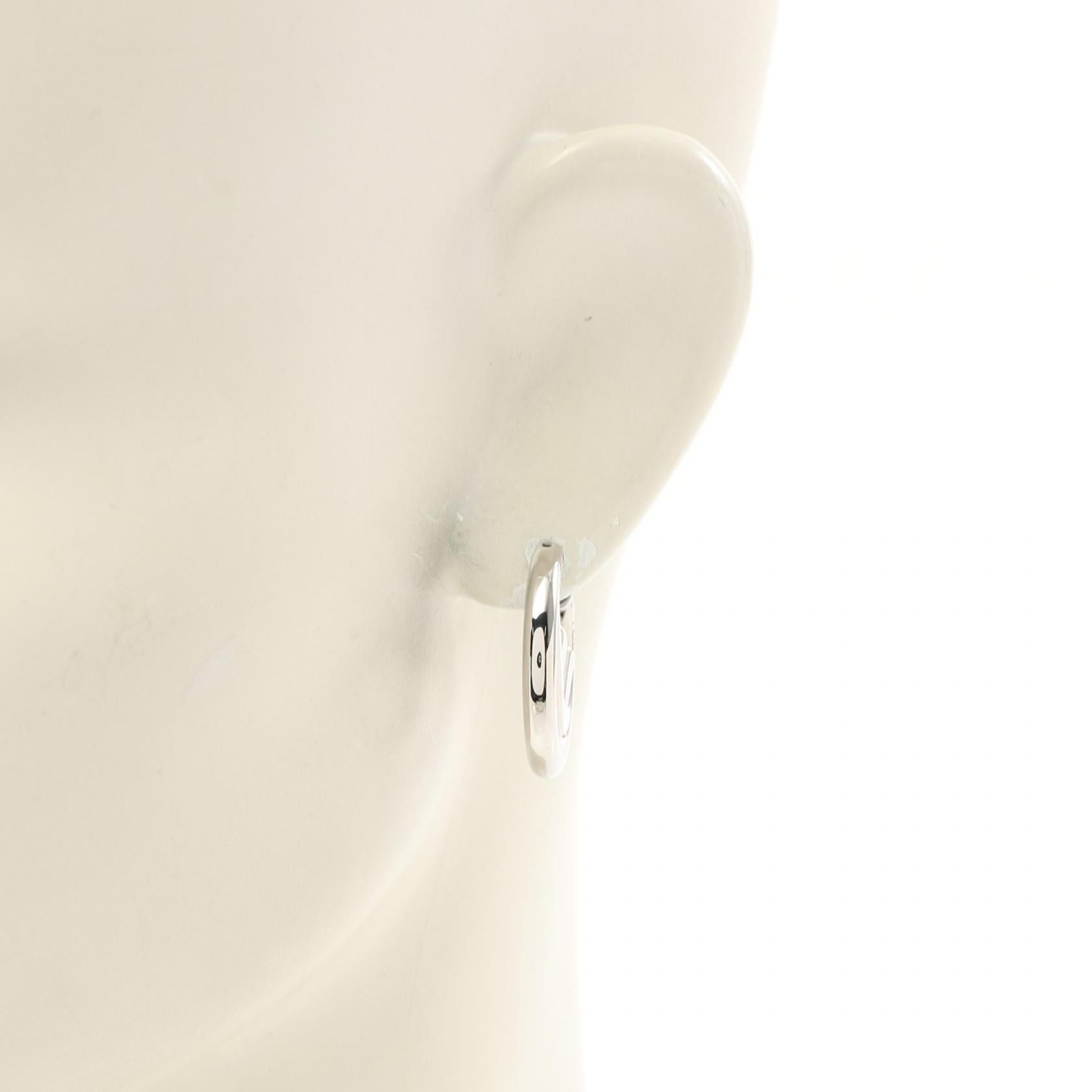 Fendi Fendi F Is Earrings Stainless Steel Silver Size ONE SIZE - 4 Thumbnail