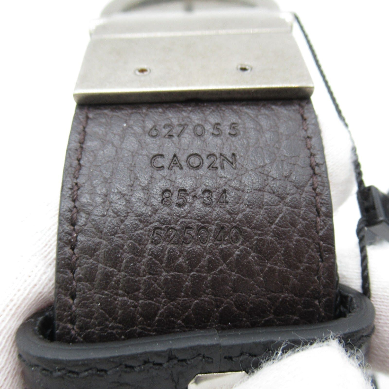 Gucci Gucci Gg Marmont Reversible Belt Leather Black Brown Size ONE SIZE - 5 Thumbnail