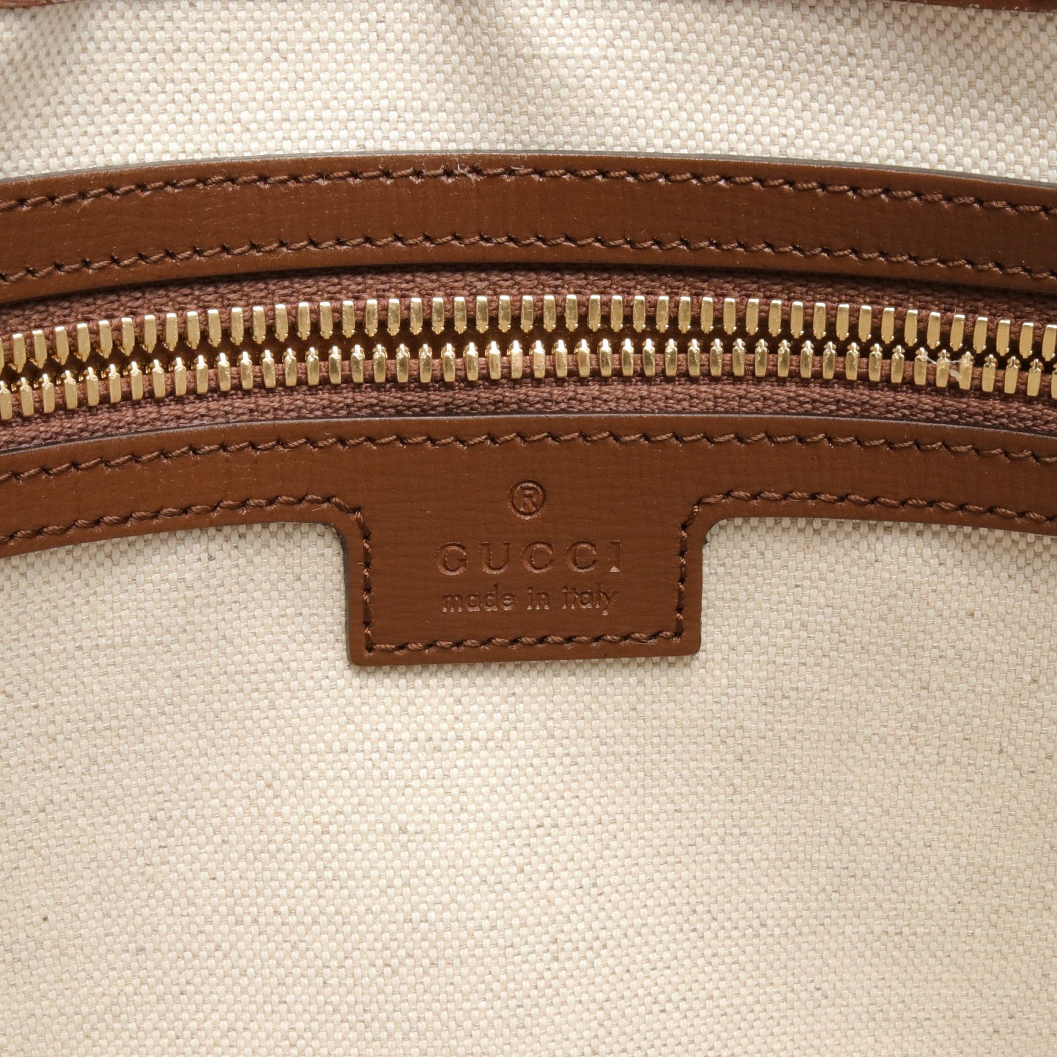 Gucci Gucci Interlocking G Gg Supreme Messenger Bag Shoulder Leather Beige Brown Size ONE SIZE - 4 Thumbnail