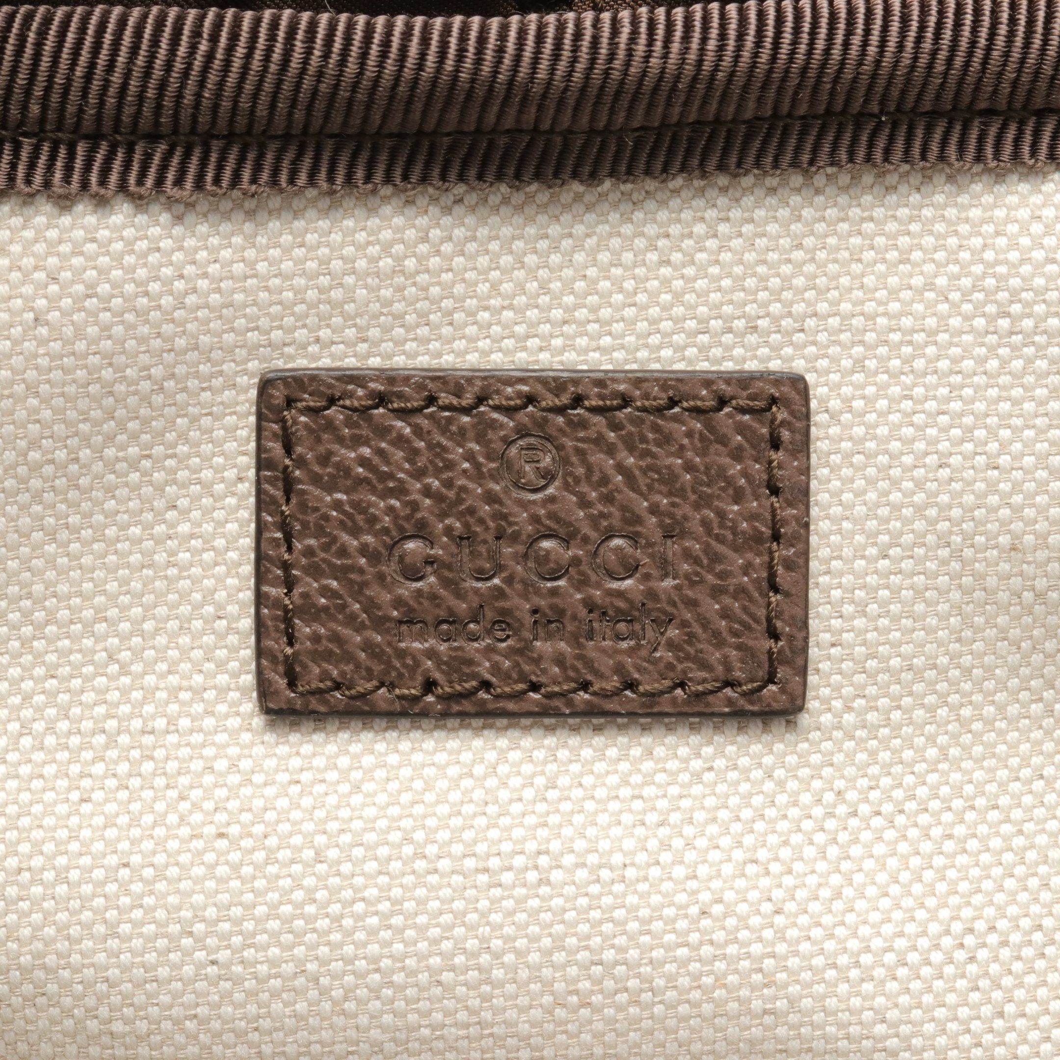 Gucci Gucci Ophidia Gg Supreme Backpack Rucksack Leather Beige Brown Multicolor Size ONE SIZE - 4 Thumbnail