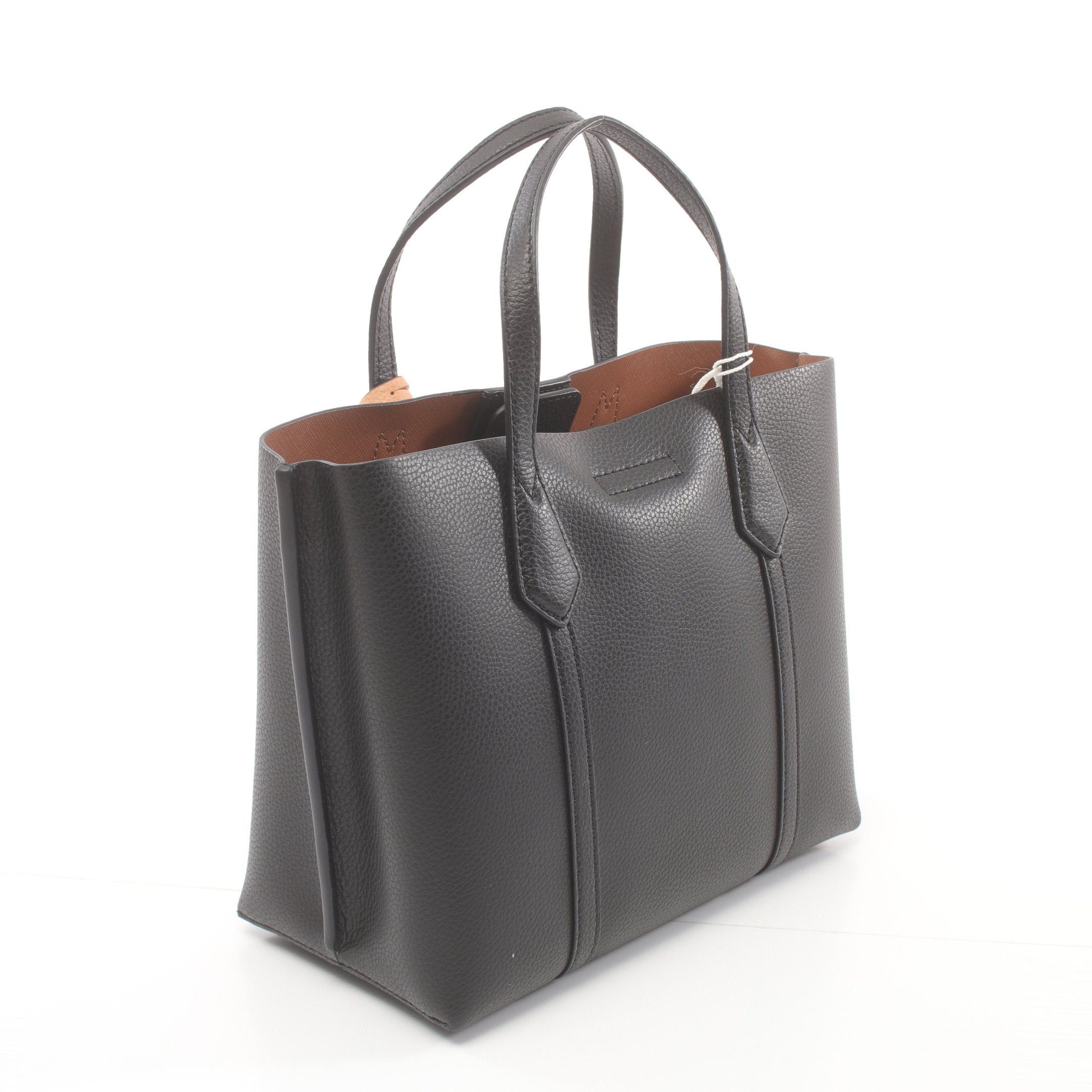 Tory Burch Tory Burch Perry Small Triple Compartment Handbag Leather Black Size ONE SIZE - 2 Thumbnail