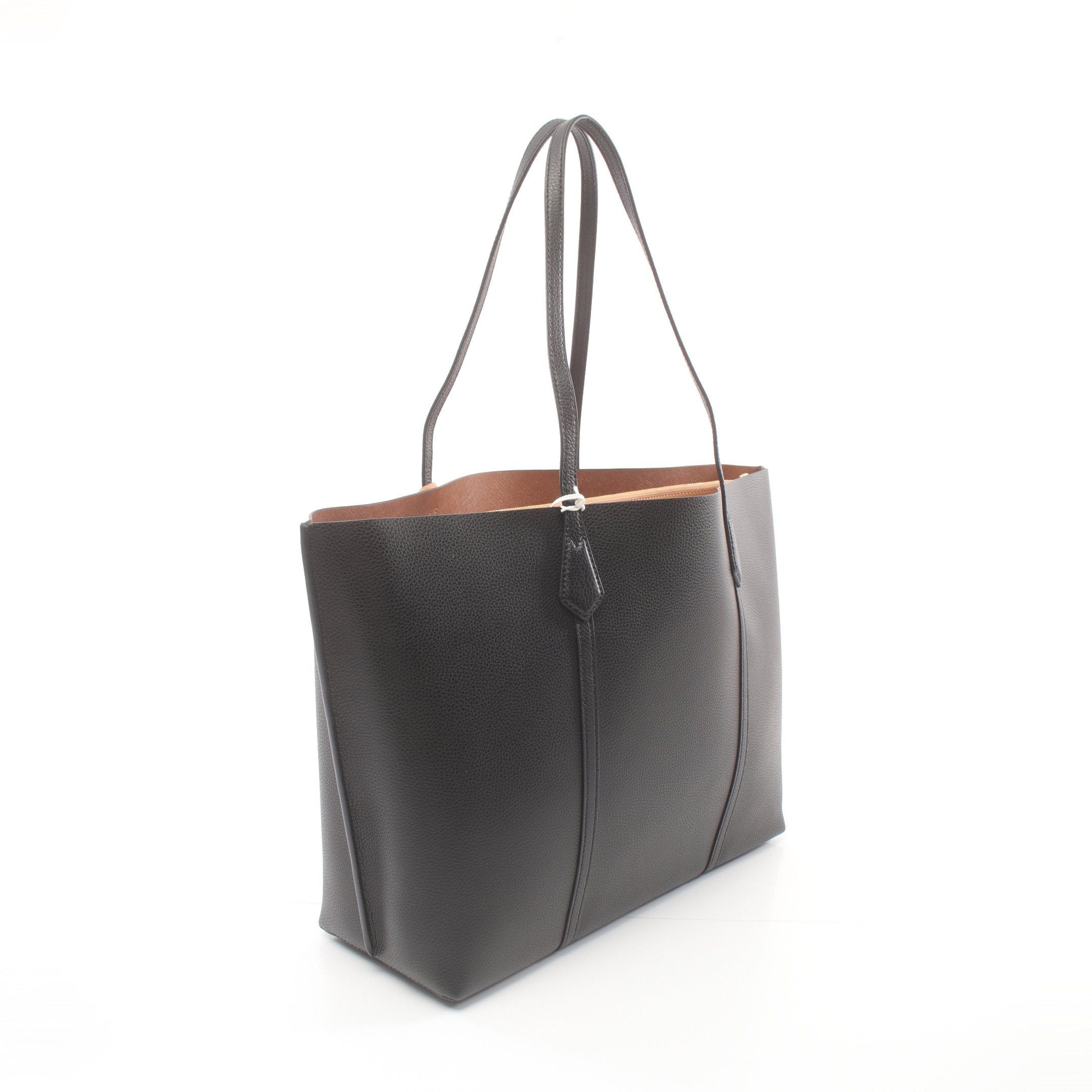 Tory Burch Tory Burch Perry Triple Compartment Shoulder Bag Tote Leather Black Size ONE SIZE - 2 Thumbnail