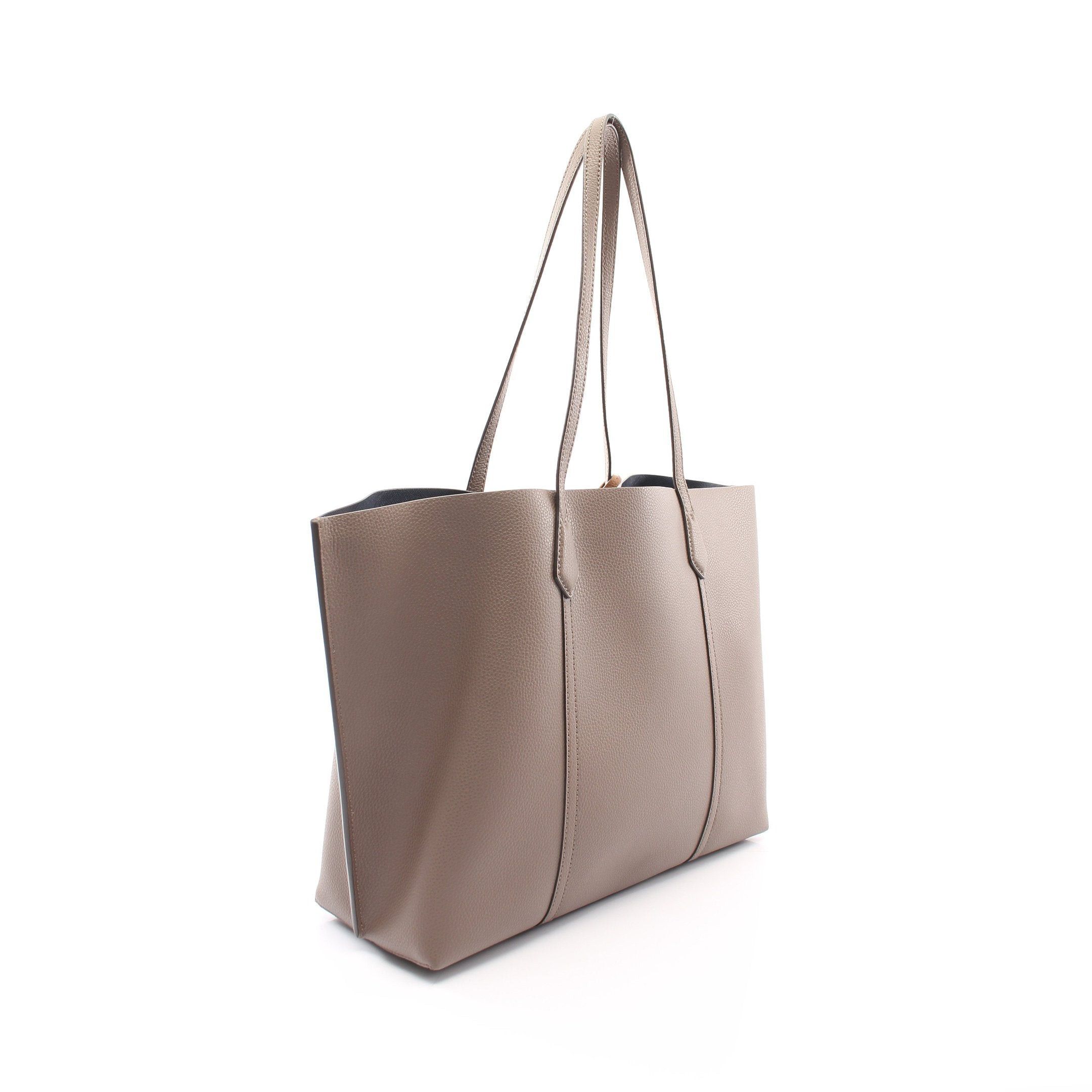 Tory Burch Tory Burch Perry Triple Compartment Shoulder Bag Tote Leather Gray Brown Size ONE SIZE - 2 Thumbnail