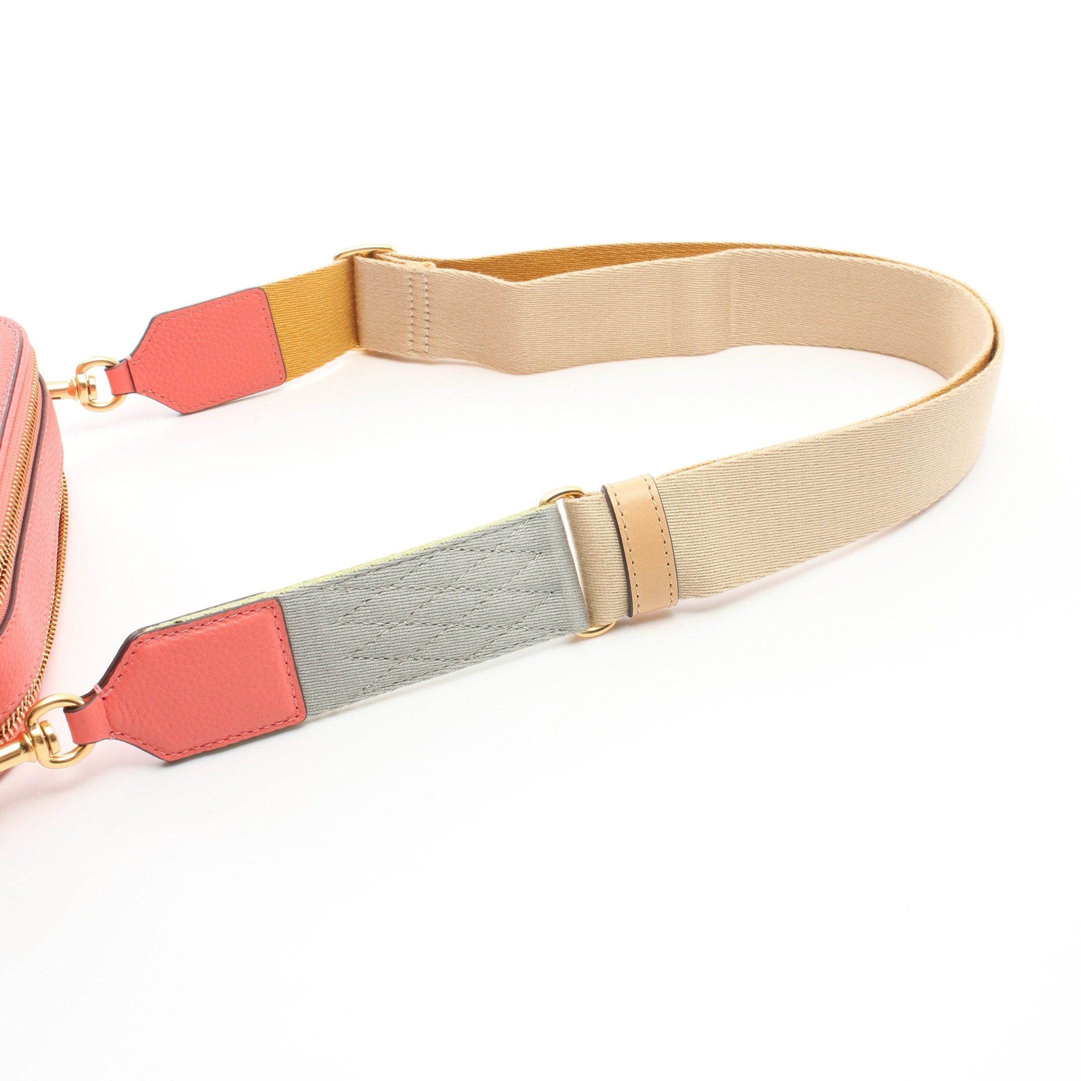 Tory Burch Tory Burch Miller Mirror Mini Crossbody Shoulder Bag Leather Coral Pink Size ONE SIZE - 6 Thumbnail