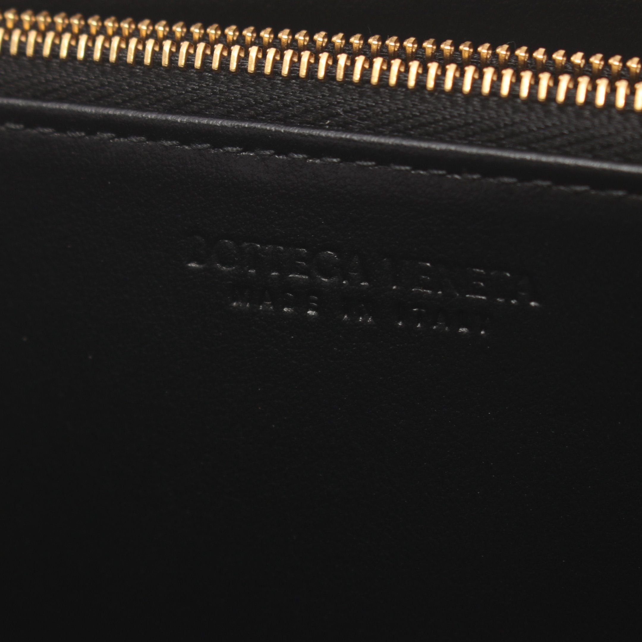 Bottega Veneta Bottega Veneta Intrecciato Round Zipper Long Wallet Leather Black Size ONE SIZE - 4 Thumbnail