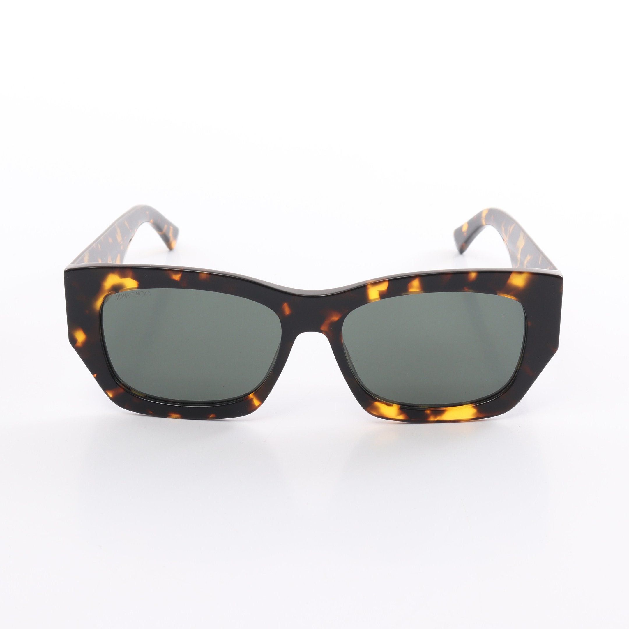 Jimmy Choo Jimmy Choo Sunglasses Dark Brown Tortoiseshell Pattern Size ONE SIZE - 2 Thumbnail