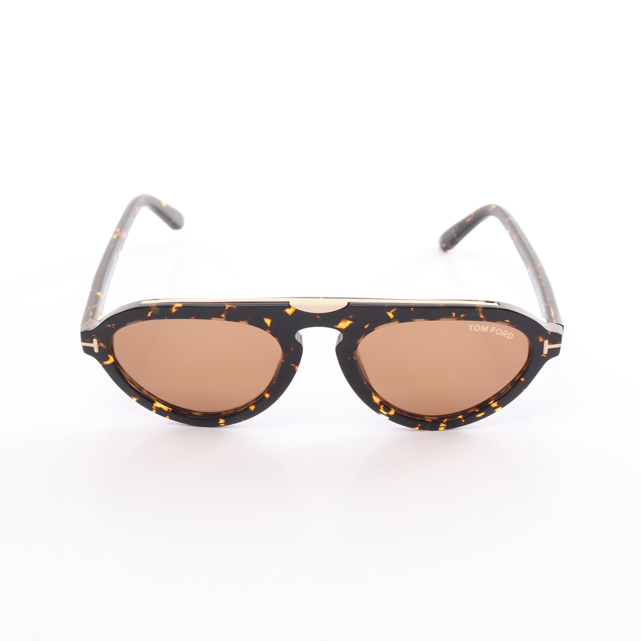 Tom Ford Tom Ford Sunglasses Dark Brown Tortoiseshell Pattern Size ONE SIZE - 2 Thumbnail
