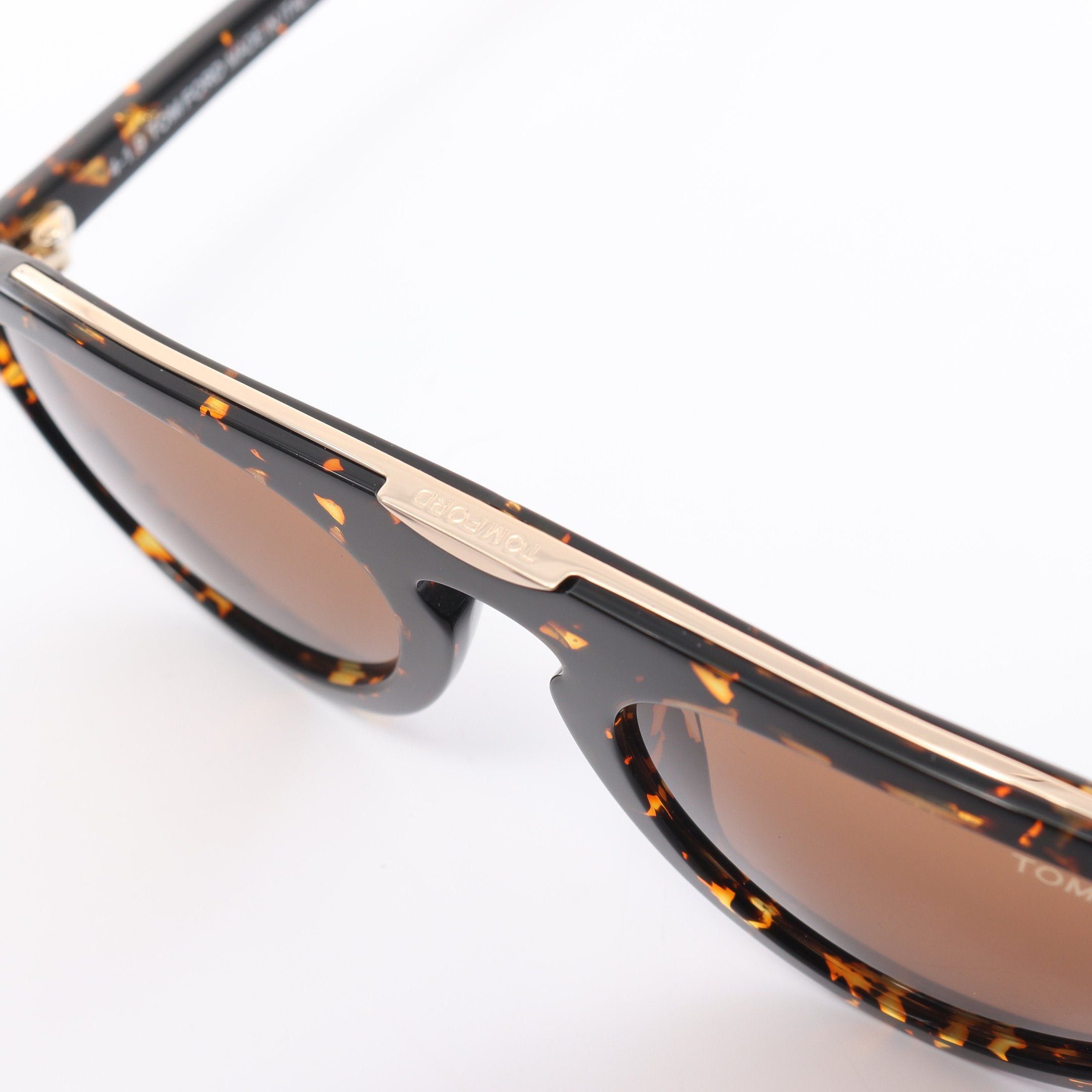 Tom Ford Tom Ford Sunglasses Dark Brown Tortoiseshell Pattern Size ONE SIZE - 7 Thumbnail