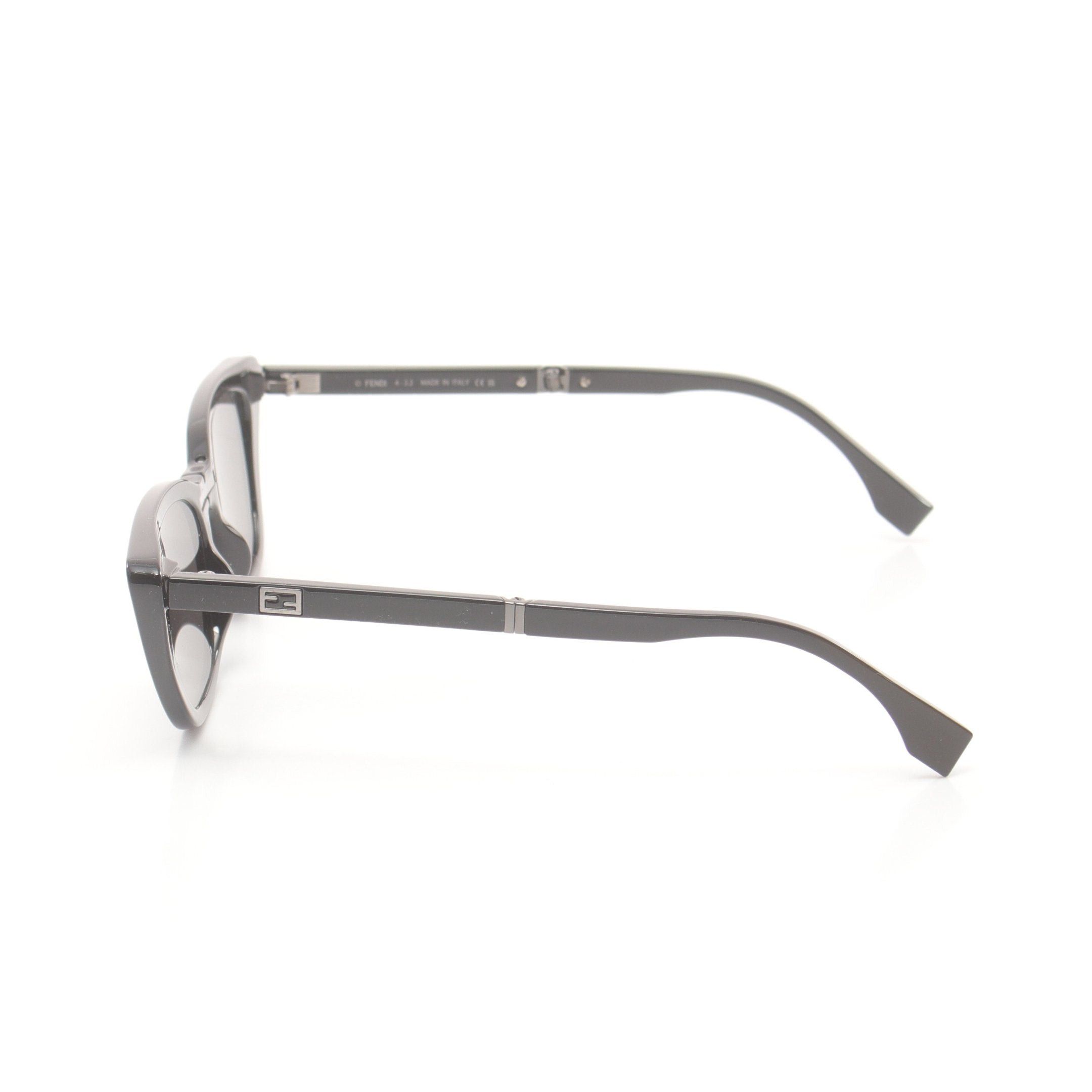 Fendi Fendi Baguette Cat Eye Sunglasses Black Size ONE SIZE - 3 Thumbnail