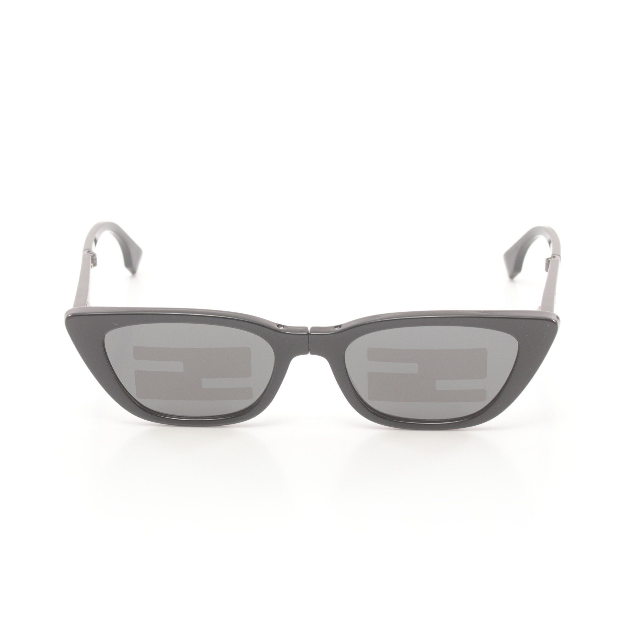 Fendi Fendi Baguette Cat Eye Sunglasses Black Size ONE SIZE - 2 Thumbnail