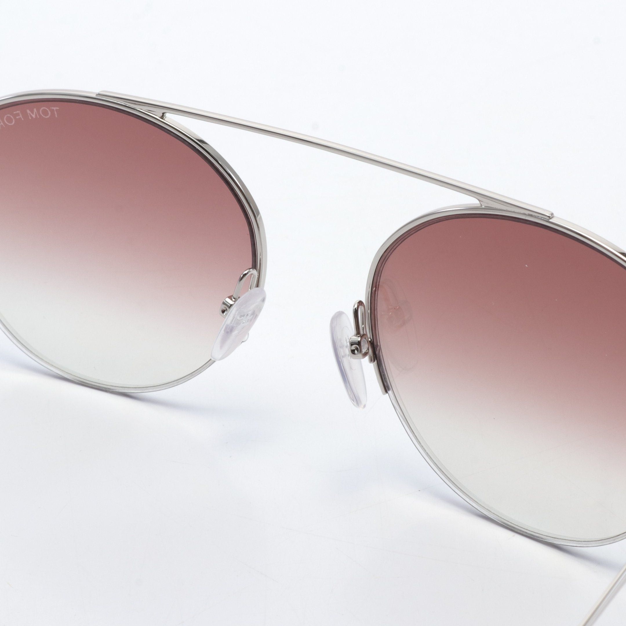 Tom Ford Tom Ford Finn Sunglasses Silver Clear Size ONE SIZE - 6 Thumbnail