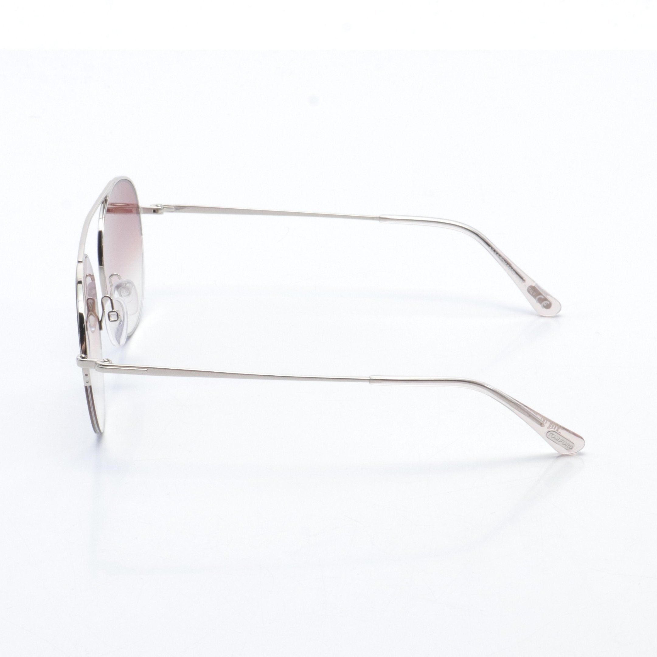 Tom Ford Tom Ford Finn Sunglasses Silver Clear Size ONE SIZE - 3 Thumbnail