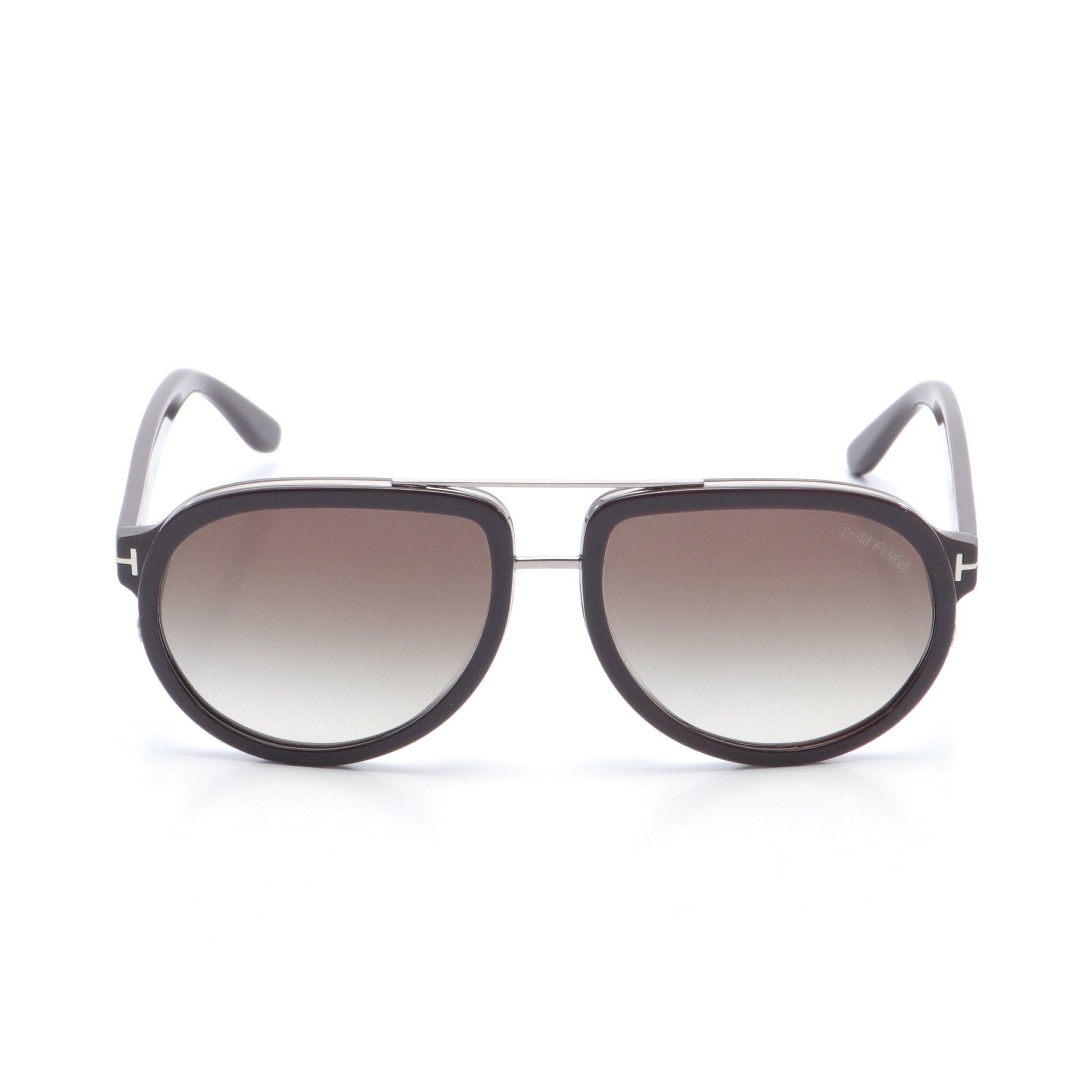 Tom Ford Tom Ford Geoffrey Sunglasses Brown Silver Size ONE SIZE - 2 Thumbnail