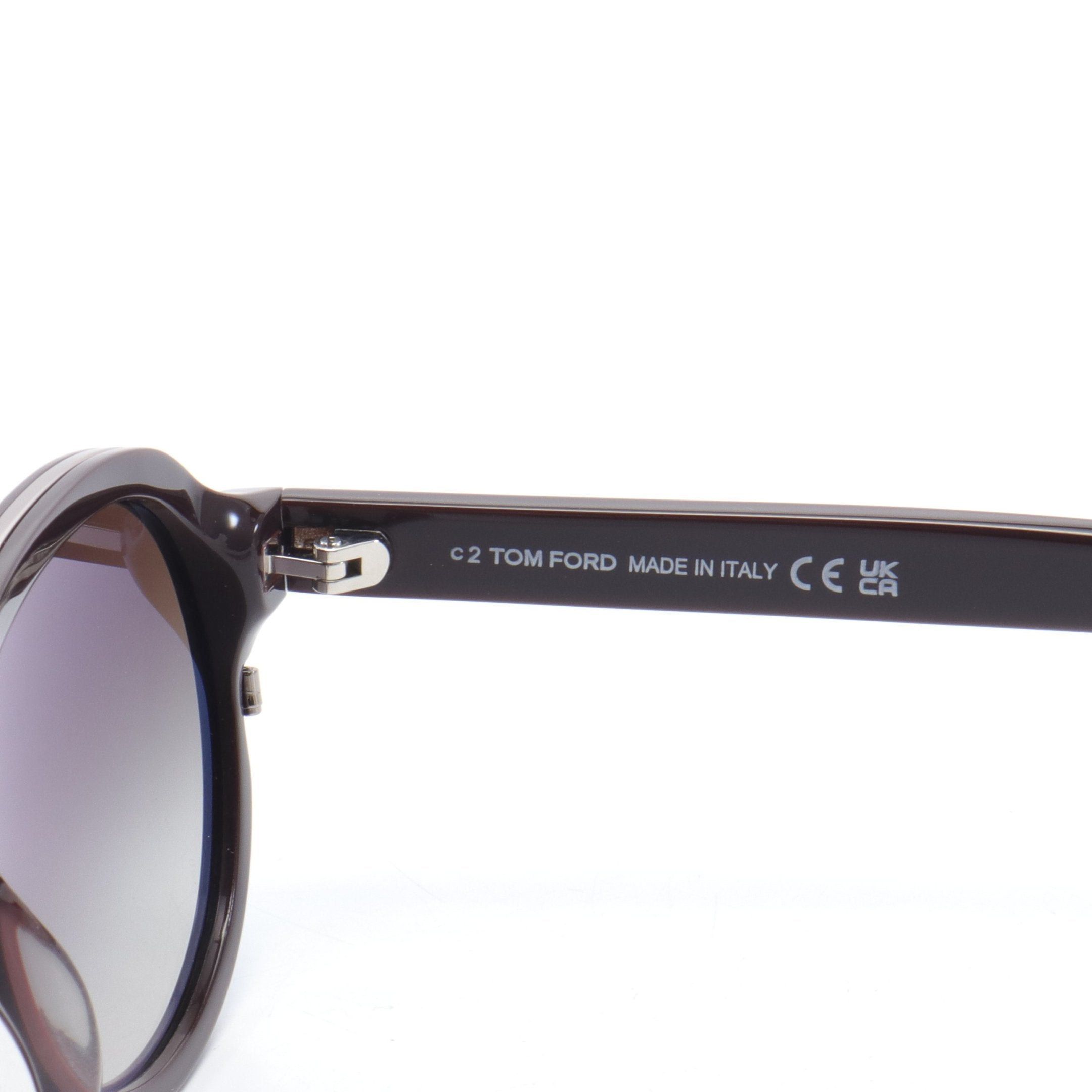 Tom Ford Tom Ford Geoffrey Sunglasses Brown Silver Size ONE SIZE - 4 Thumbnail