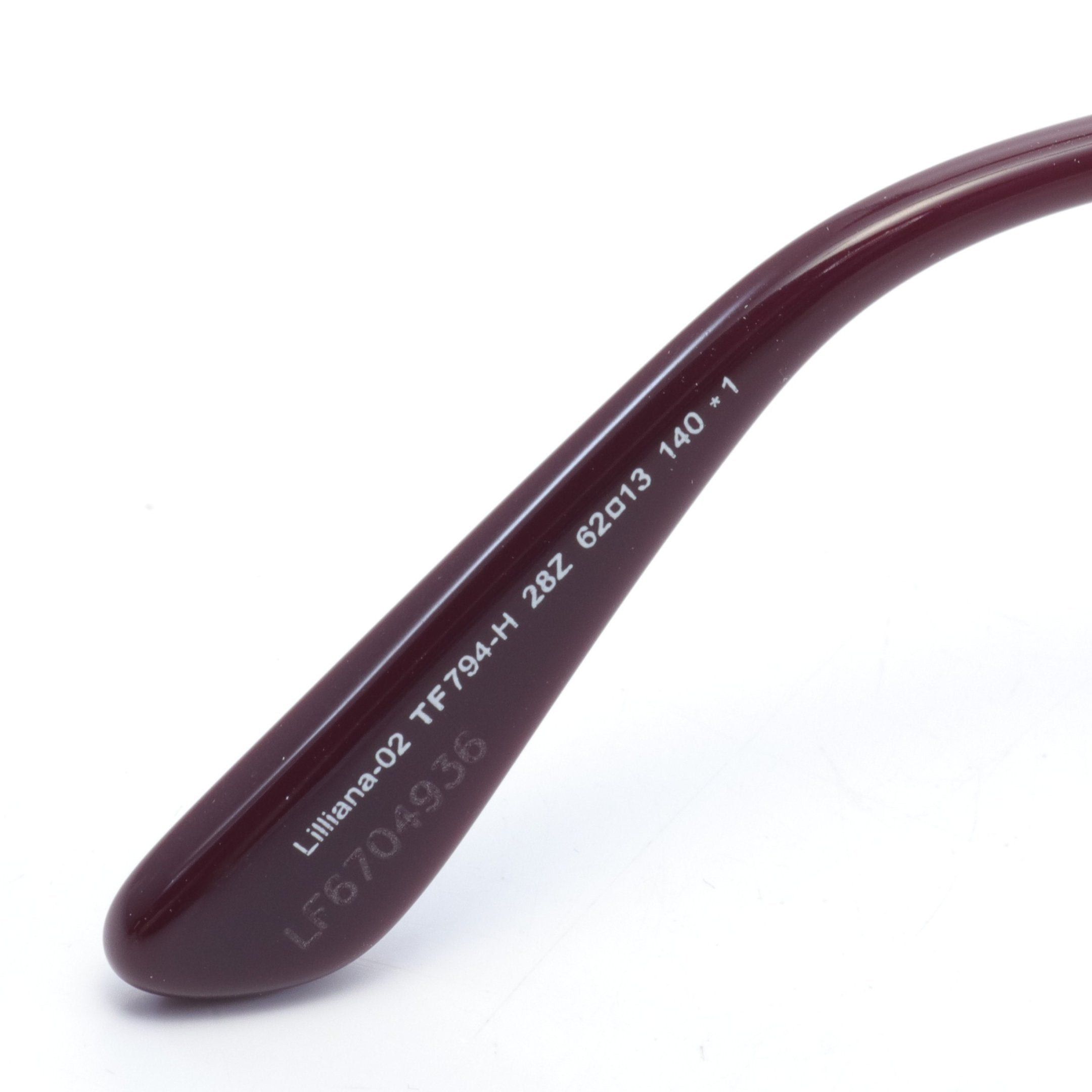 Tom Ford Tom Ford Lilliana Sunglasses Gp Gold Bordeaux Size ONE SIZE - 5 Thumbnail