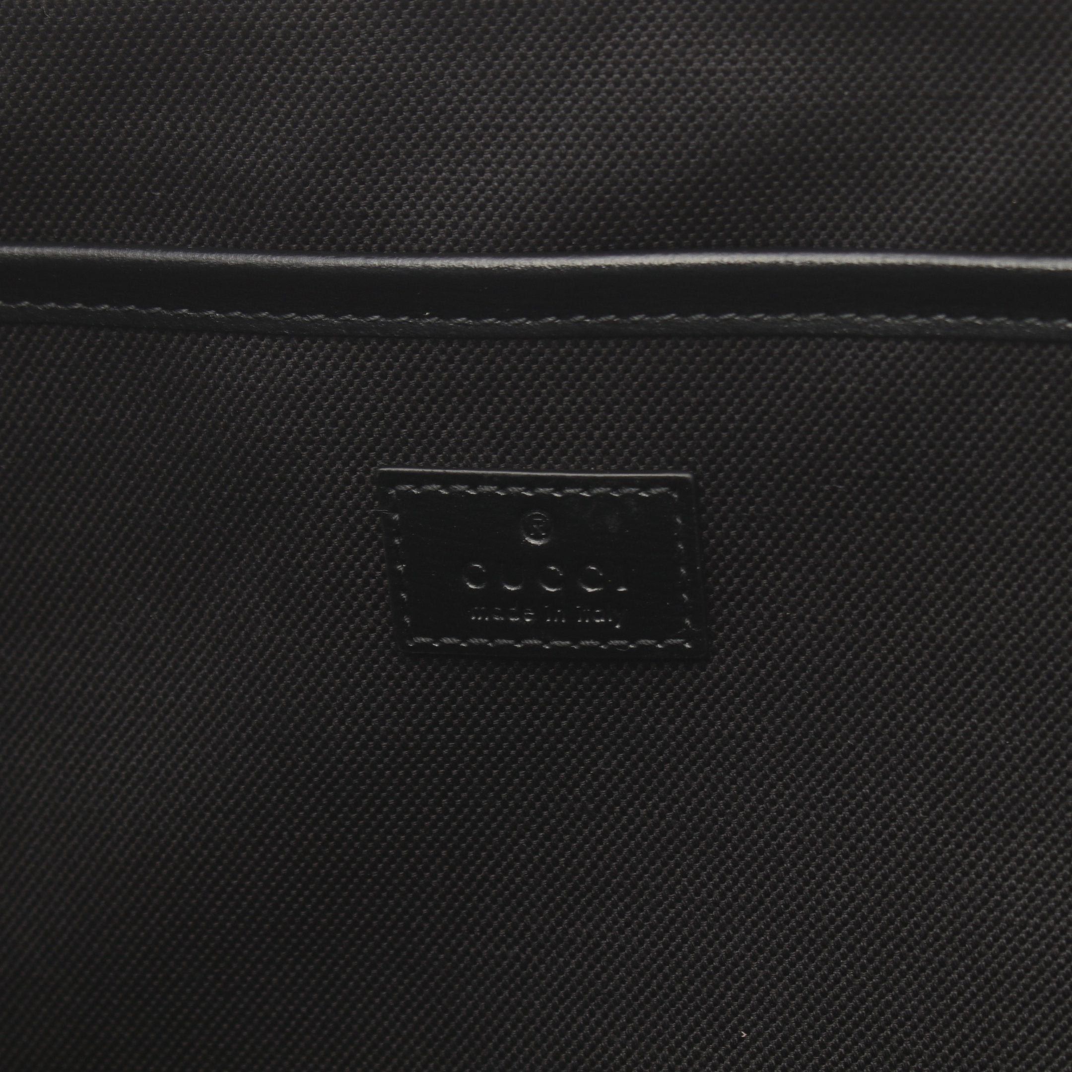 Gucci Gucci With Interlocking G Gg Supreme Document Case Clutch Bag Leather Black Size ONE SIZE - 4 Thumbnail