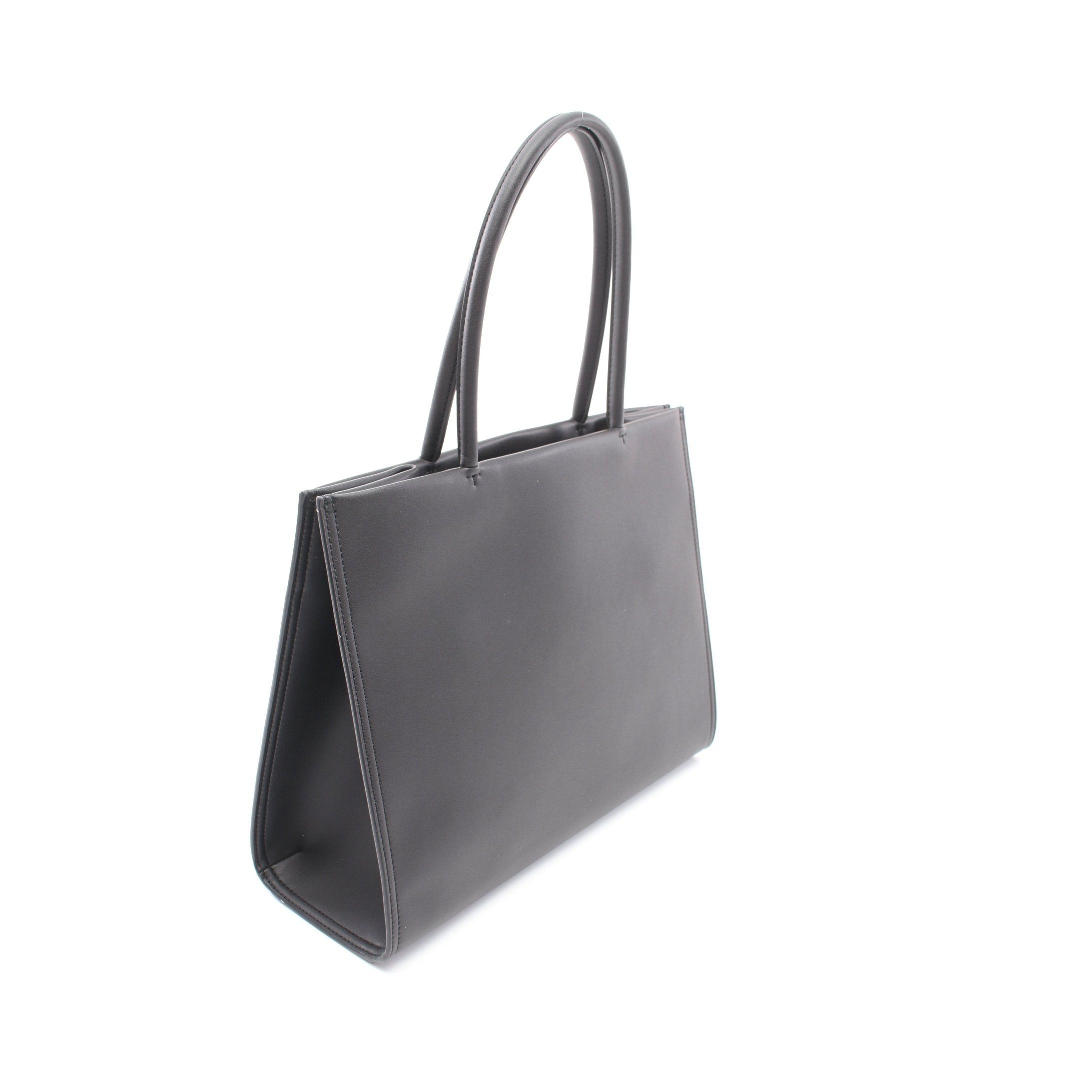 Tory Burch Tory Burch Ella Shoulder Bag Tote Fake Leather Black Size ONE SIZE - 2 Thumbnail