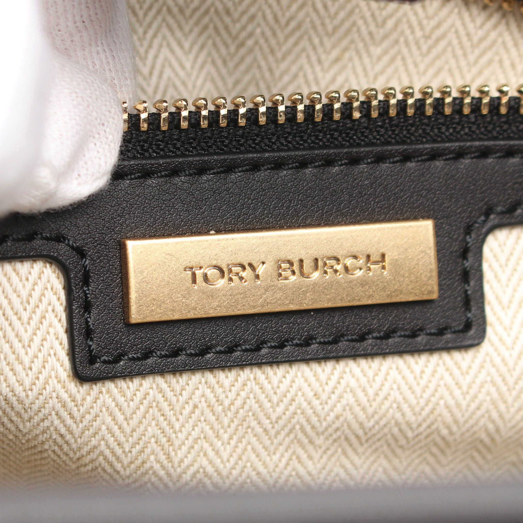 Tory Burch Tory Burch Ella Shoulder Bag Tote Fake Leather Black Size ONE SIZE - 4 Thumbnail