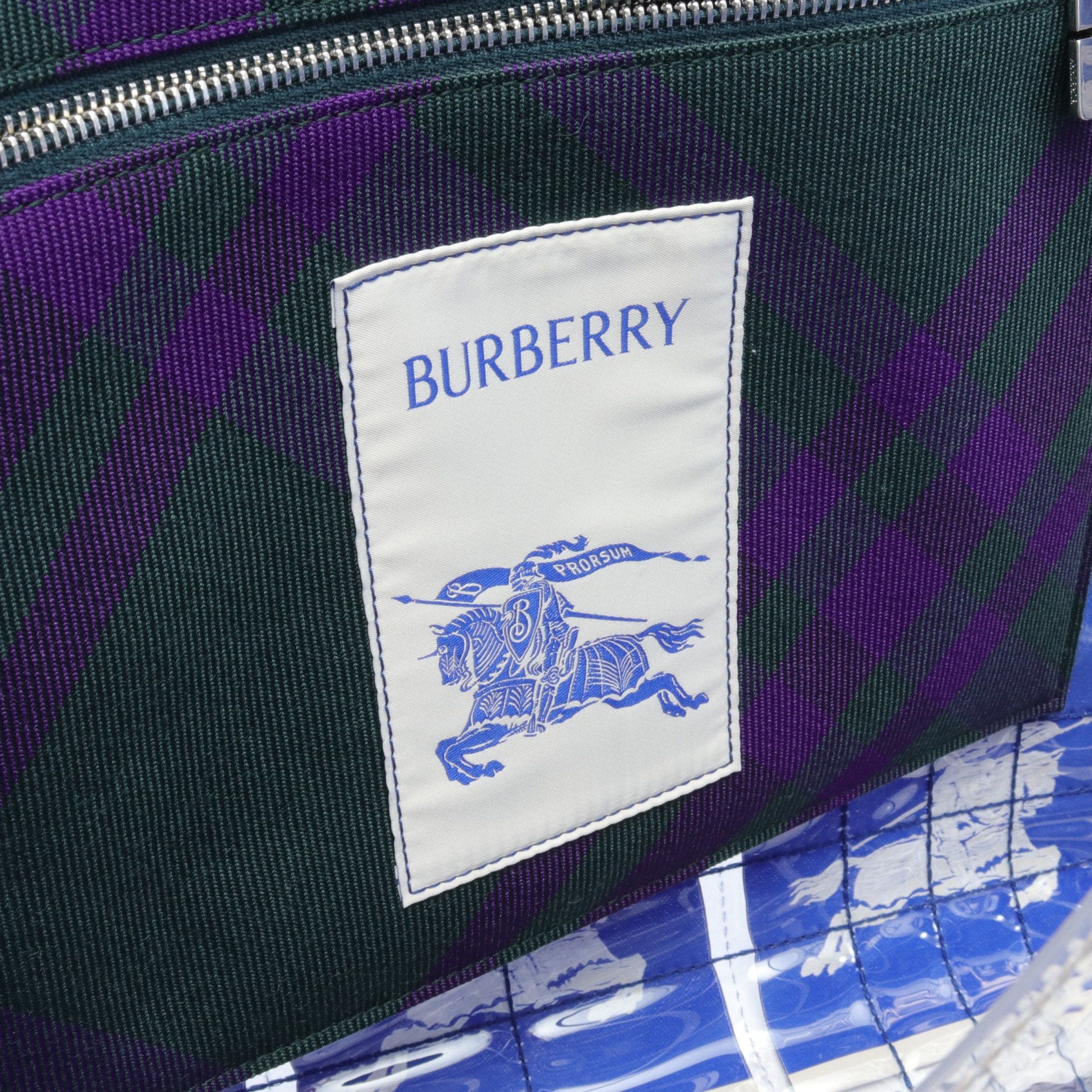Burberry Burberry Shoulder Bag Tote Clear White Blue Ss24 Size ONE SIZE - 4 Thumbnail