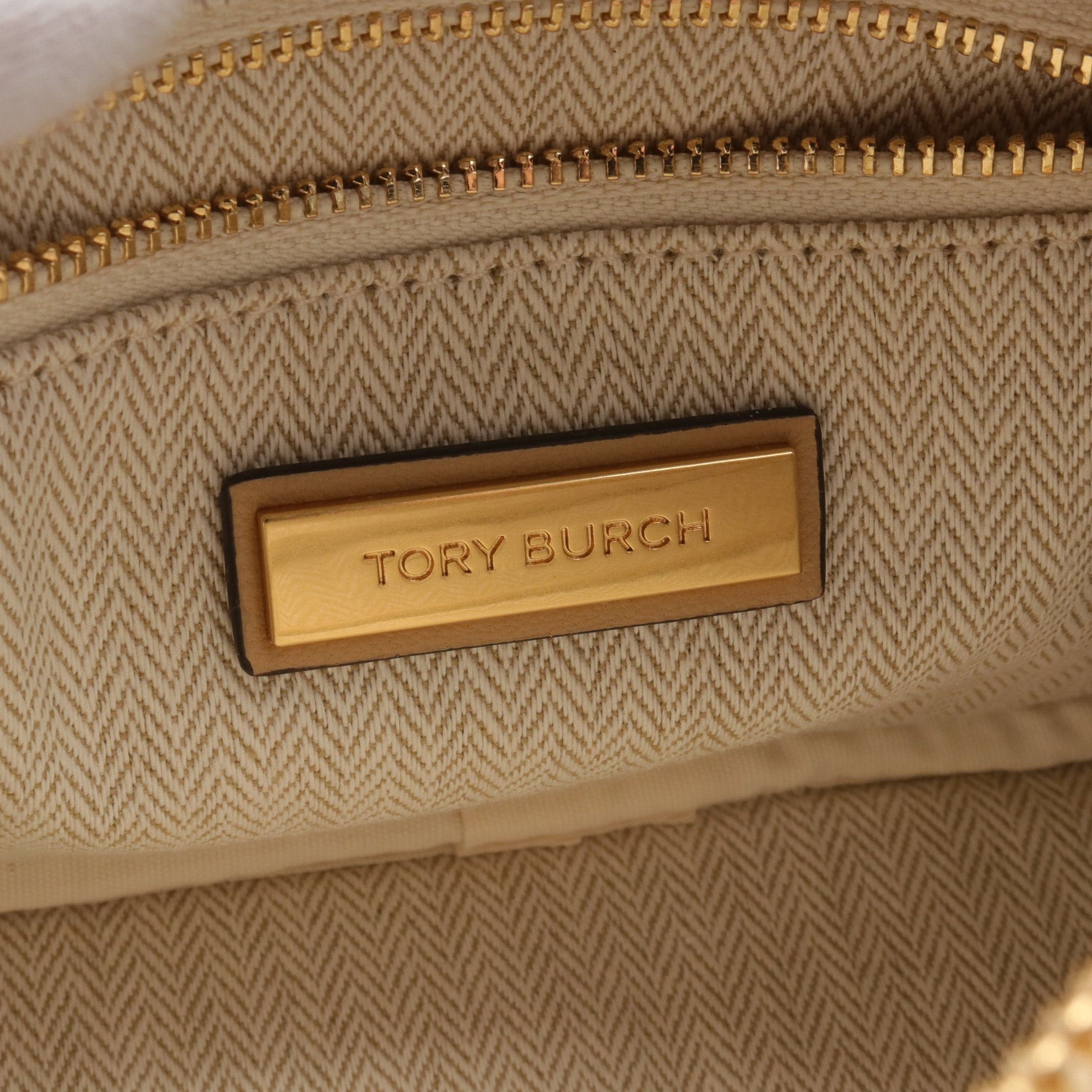 Tory Burch Tory Burch Kira Chain Shoulder Bag Leather Beige Size ONE SIZE - 4 Thumbnail